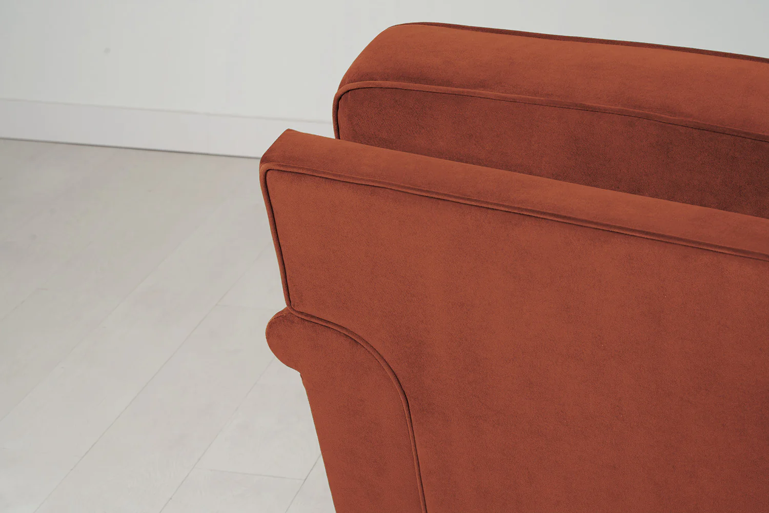 Model 15 2 Seater Sofa, Oak / Brick - Image 4