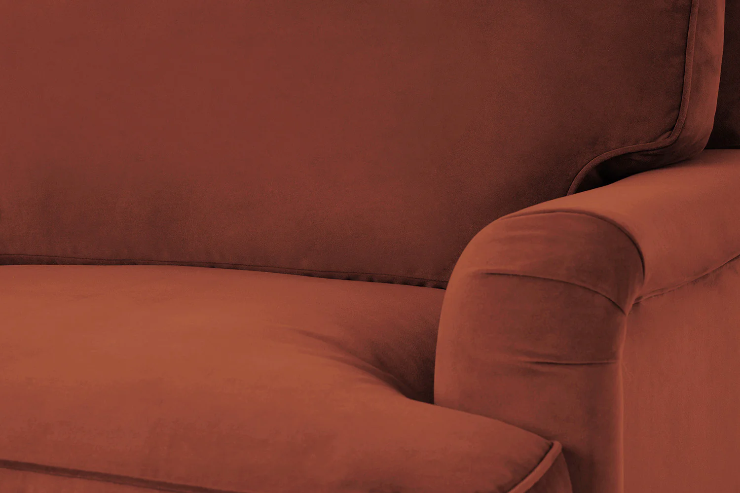 Model 15 2 Seater Sofa, Oak / Brick - Image 6