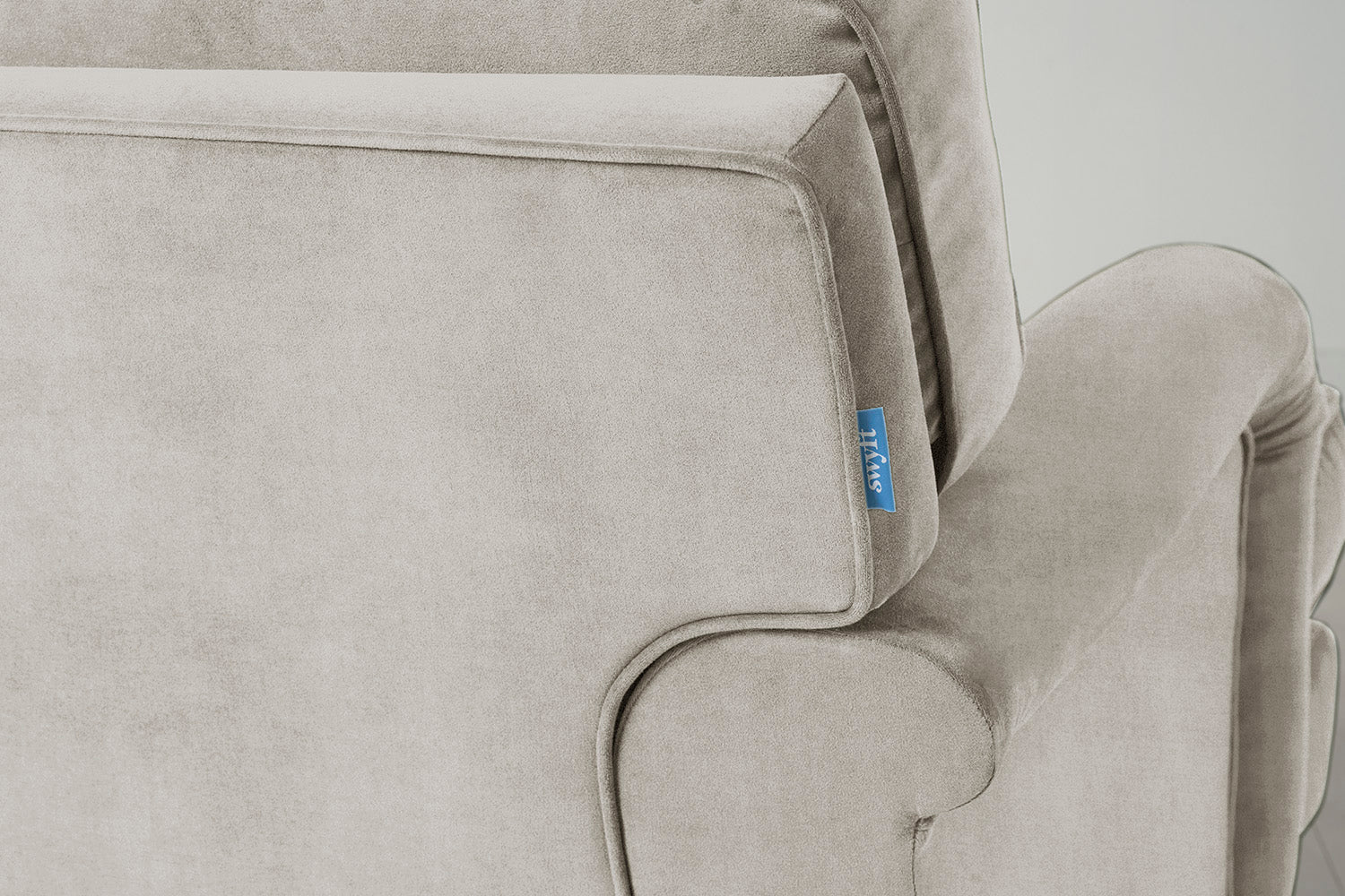 Model 15 2 Seater Sofa, Oak / Chalk - Image 4