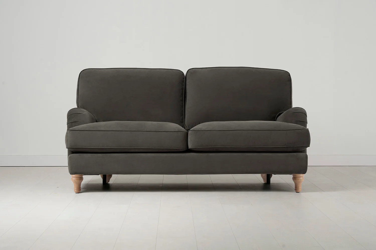 Model 15 2 Seater Sofa, Oak / Elephant