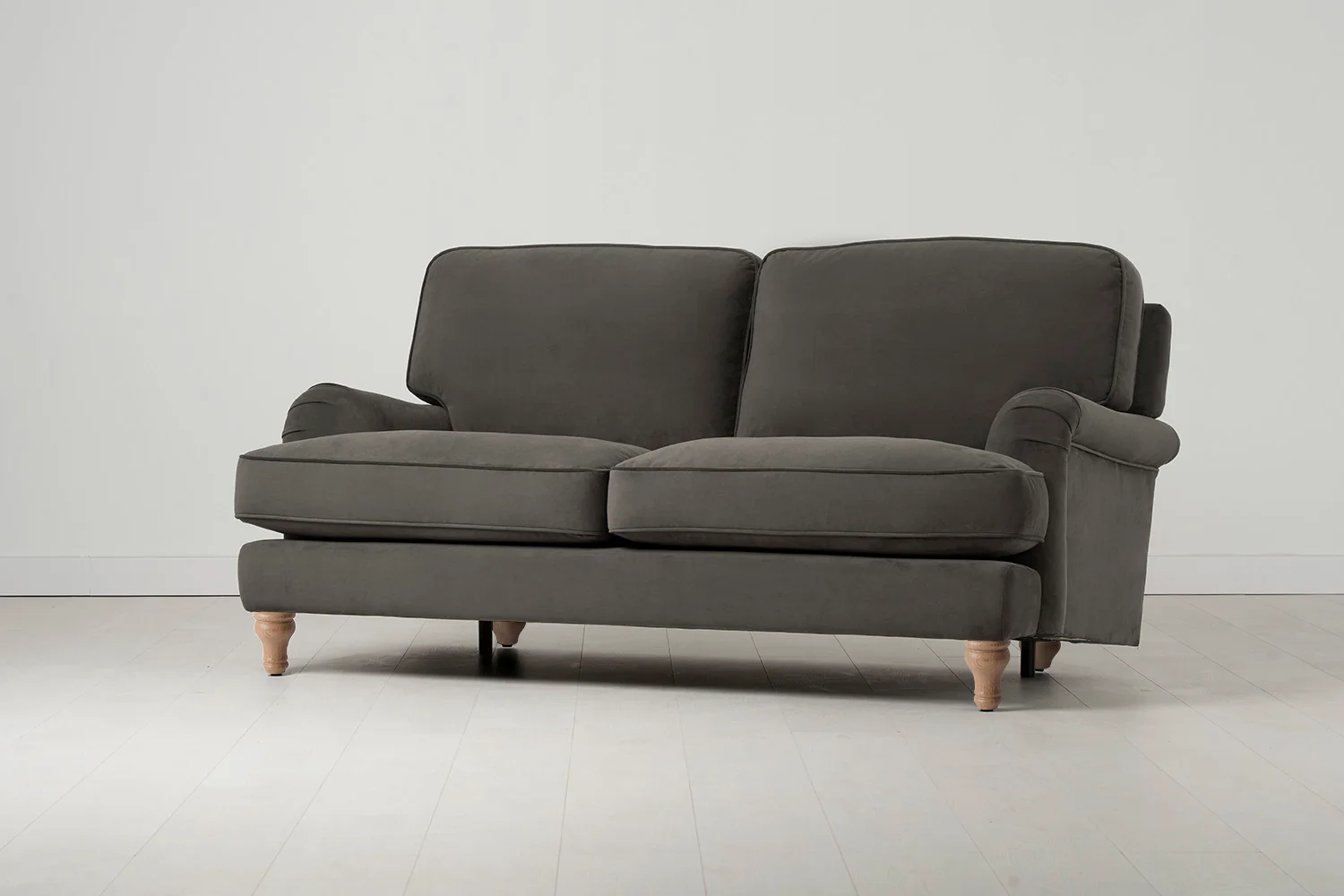 Model 15 2 Seater Sofa, Oak / Elephant - Image 2