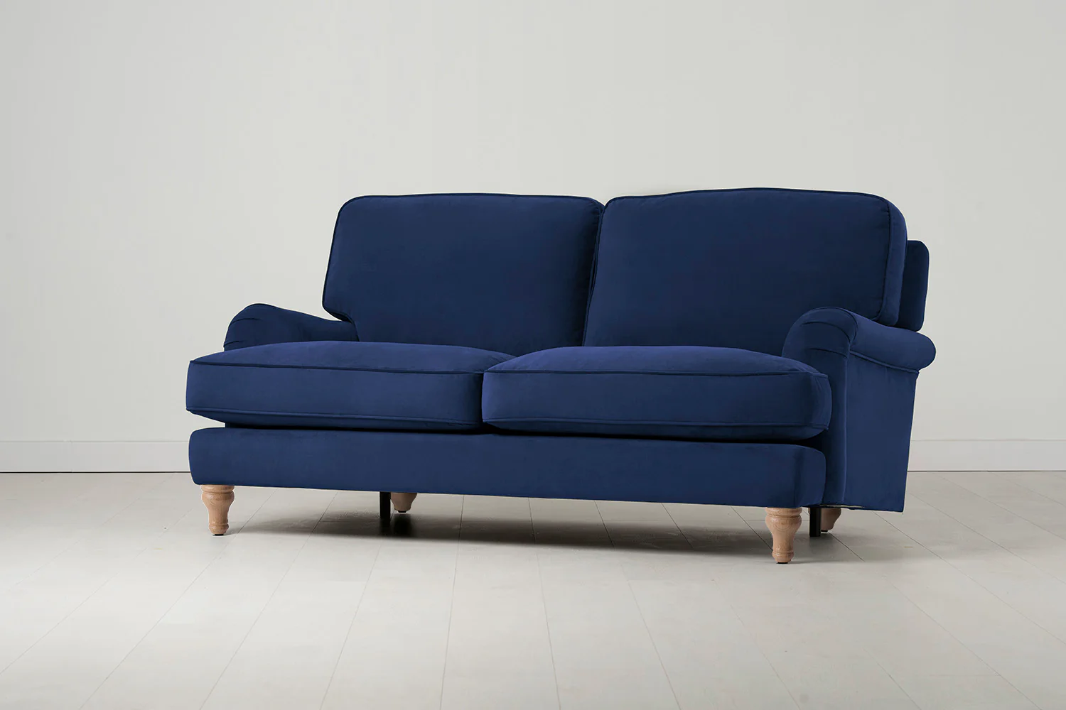 Model 15 2 Seater Sofa, Oak / Indigo - Image 2