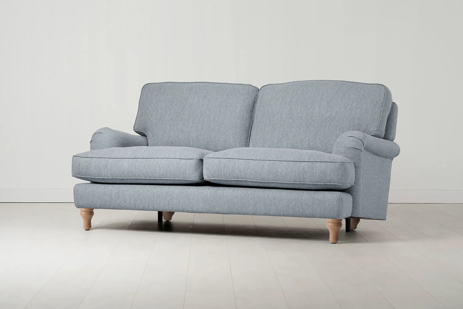 Model 15 2 Seater Sofa, Oak / Seaglass - Image 2