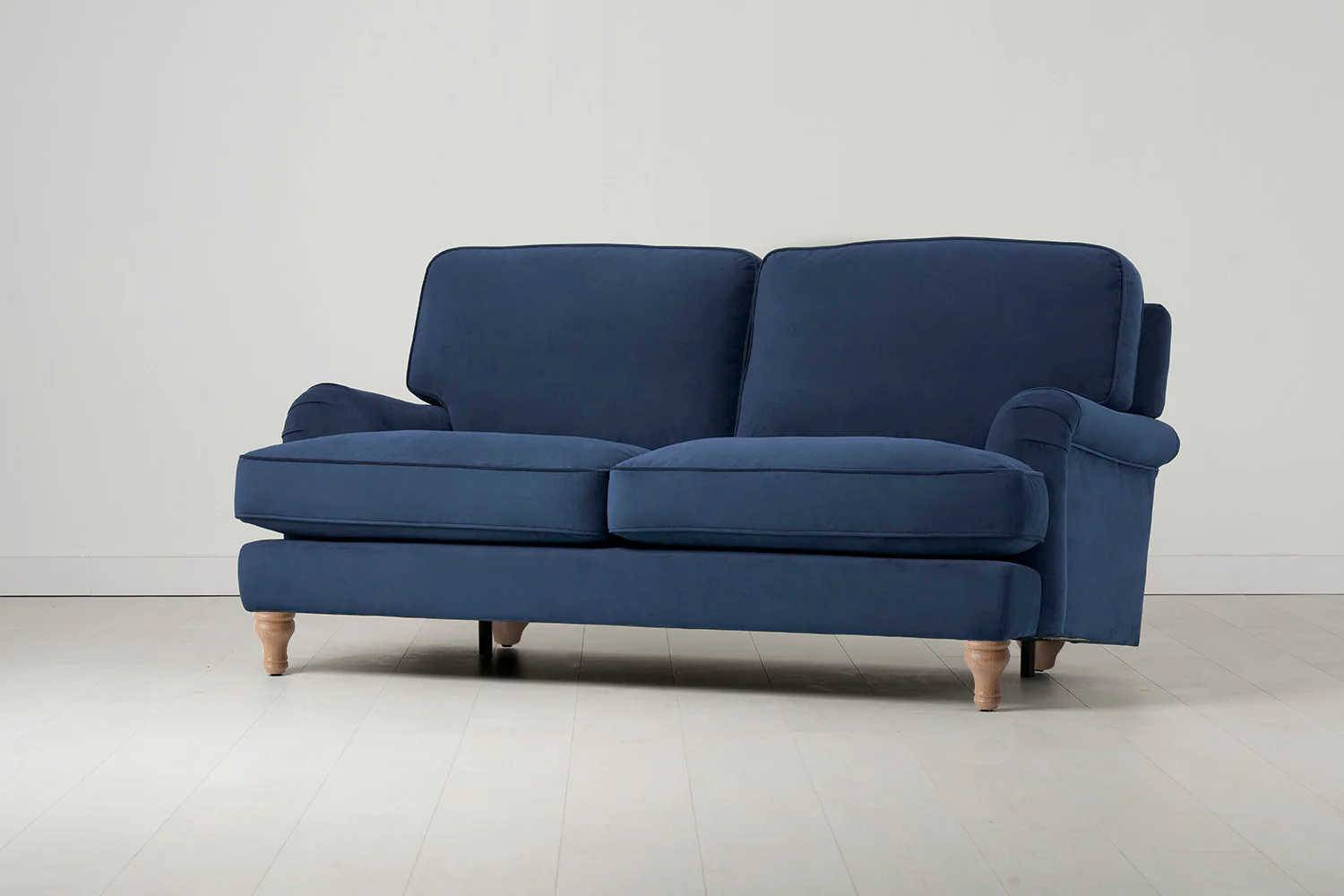 Model 15 2 Seater Sofa, Oak / Teal - Image 3