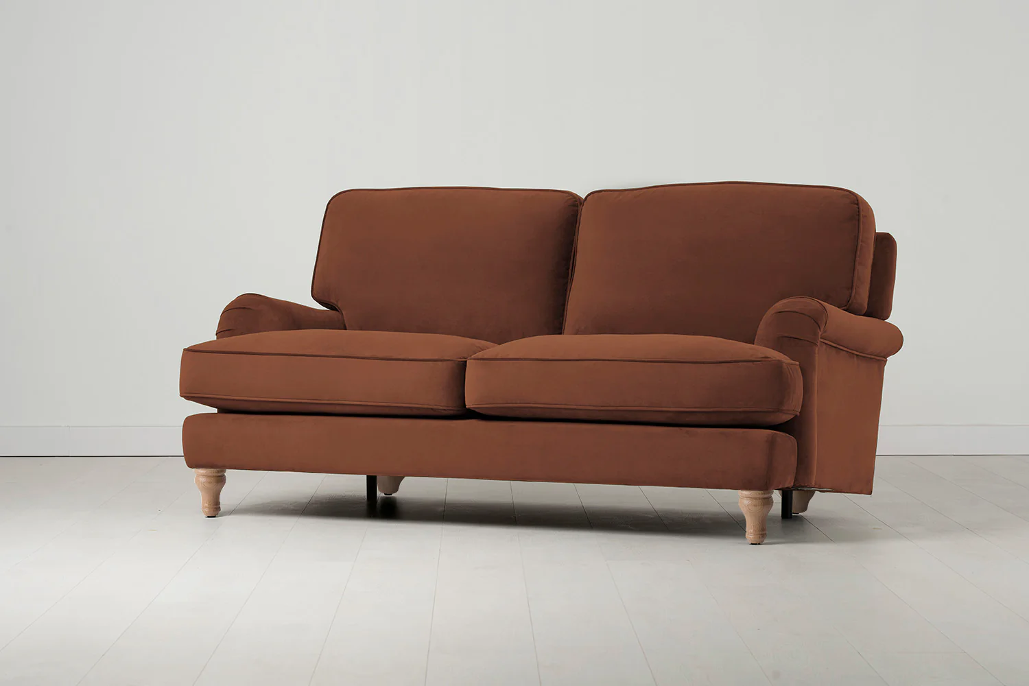 Model 15 2 Seater Sofa, Oak / Umber - Image 2
