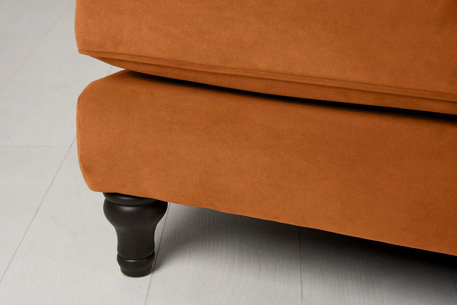 Model 15 2 Seater Sofa with Ottoman, Bronze - Image 5