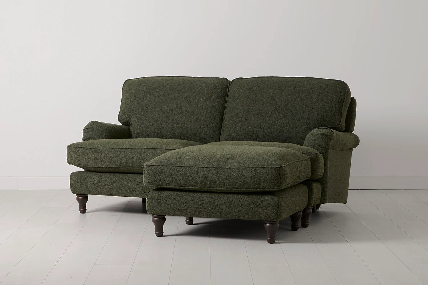 Model 15 2 Seater Sofa with Ottoman, Fern - Image 2