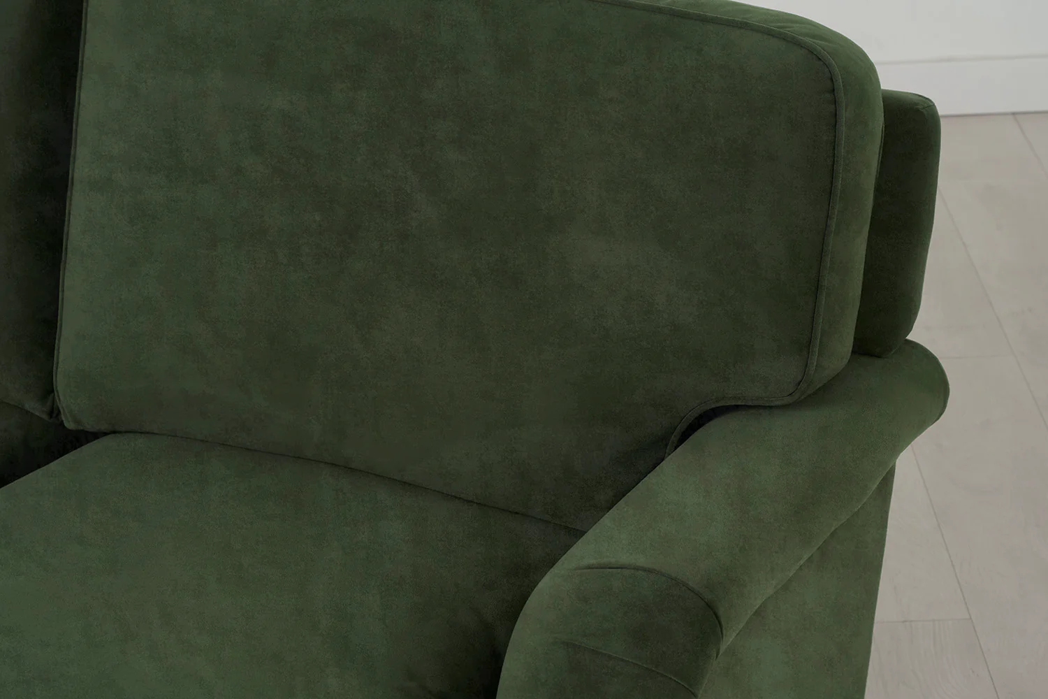 Model 15 2 Seater Sofa with Ottoman, Oak / Conifer - Image 7