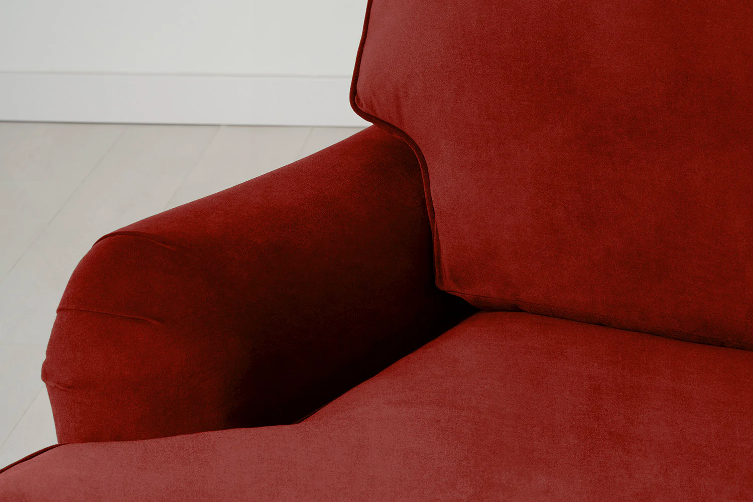 Model 15 2 Seater Sofa with Ottoman, Oak / Harissa - Image 5