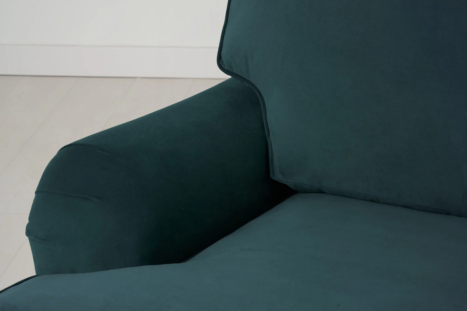 Model 15 2 Seater Sofa with Ottoman, Kingfisher - Image 7