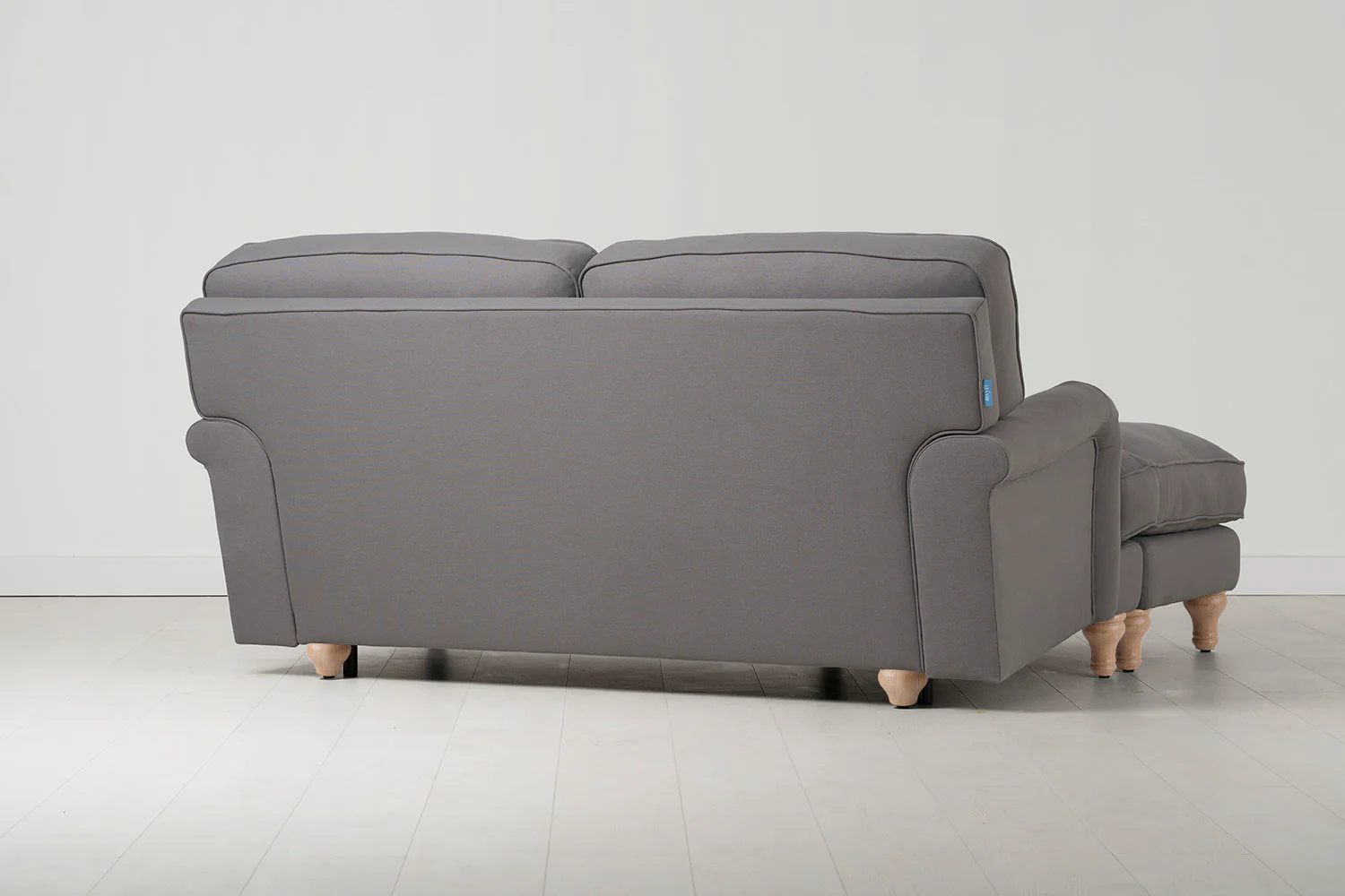 Model 15 2 Seater Sofa with Ottoman, Oak / Risso - Image 3