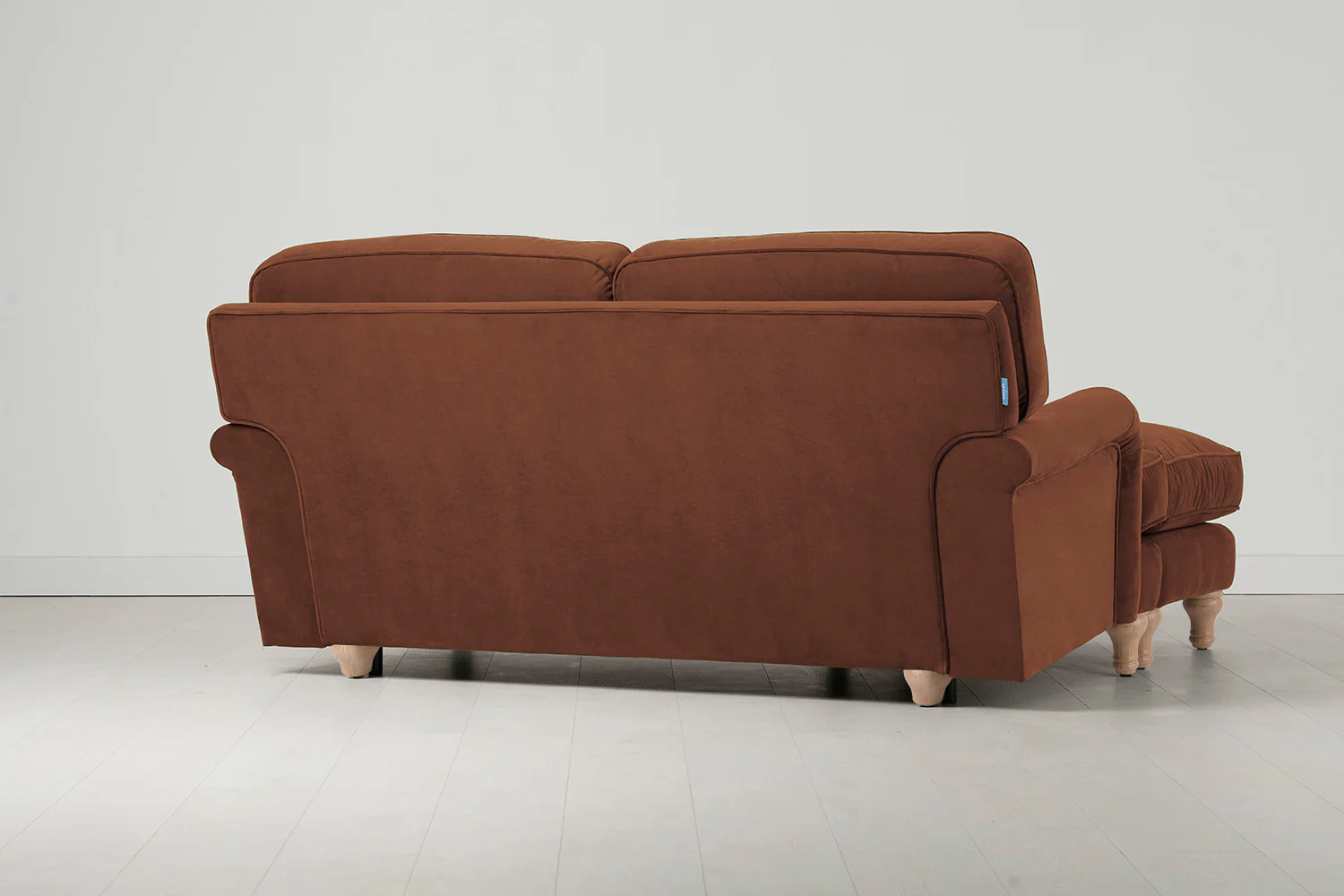 Model 15 2 Seater Sofa with Ottoman, Oak / Umber - Image 3