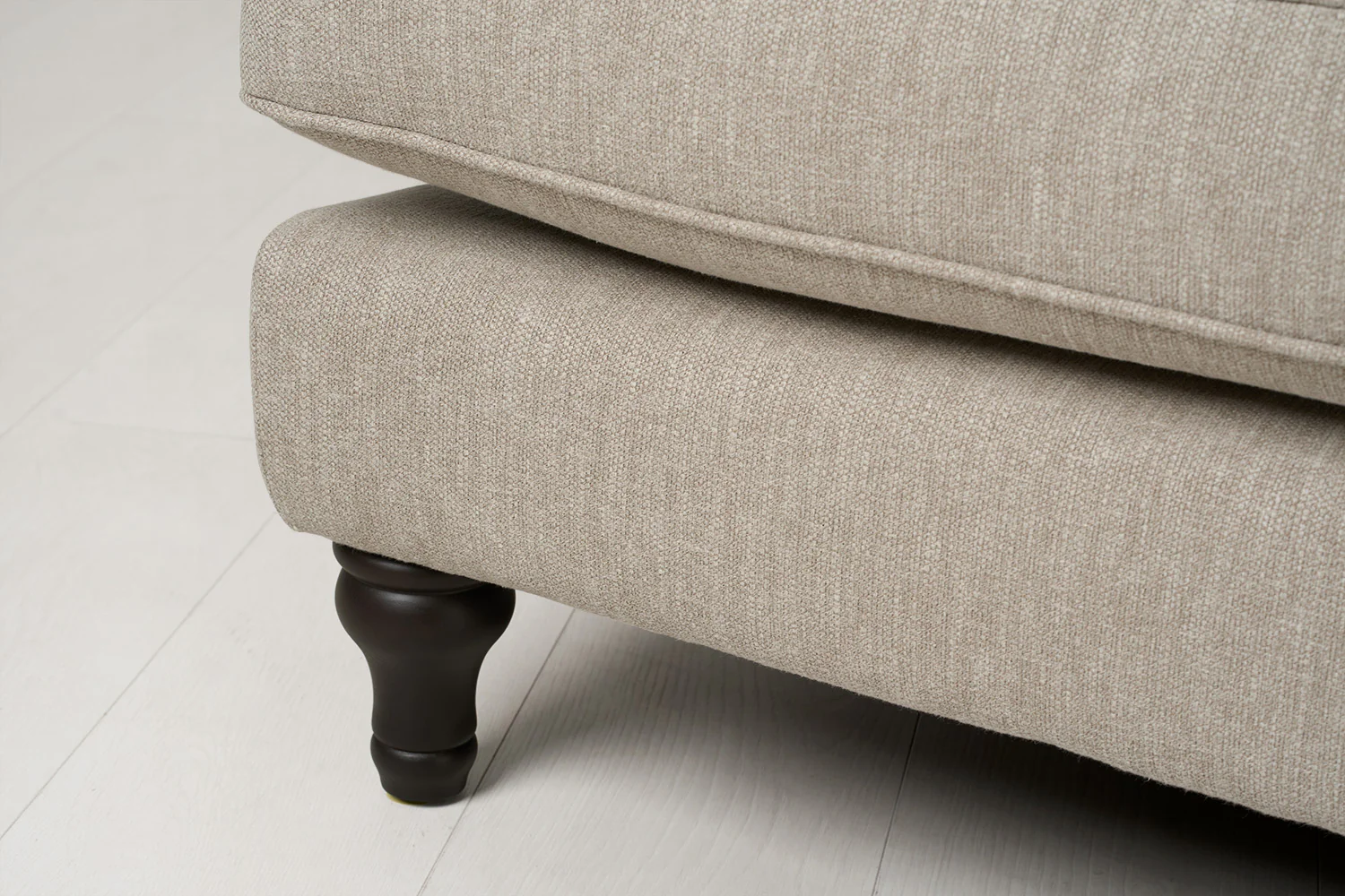 Model 15 2 Seater Sofa with Ottoman, Pumice - Image 5