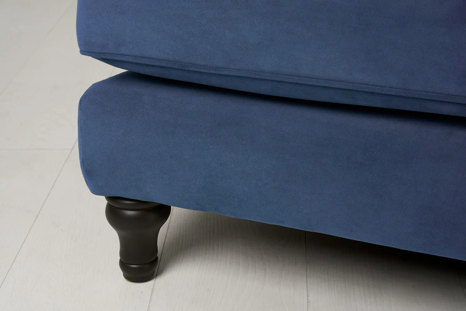 Model 15 2 Seater Sofa with Ottoman, Teal - Image 4