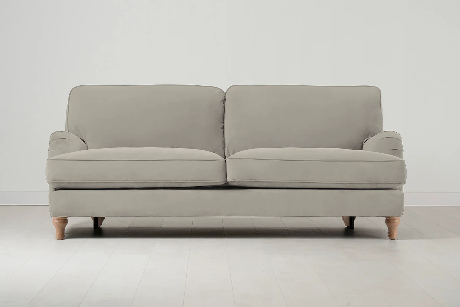 Model 15 3 Seater Sofa, Oak / Bone