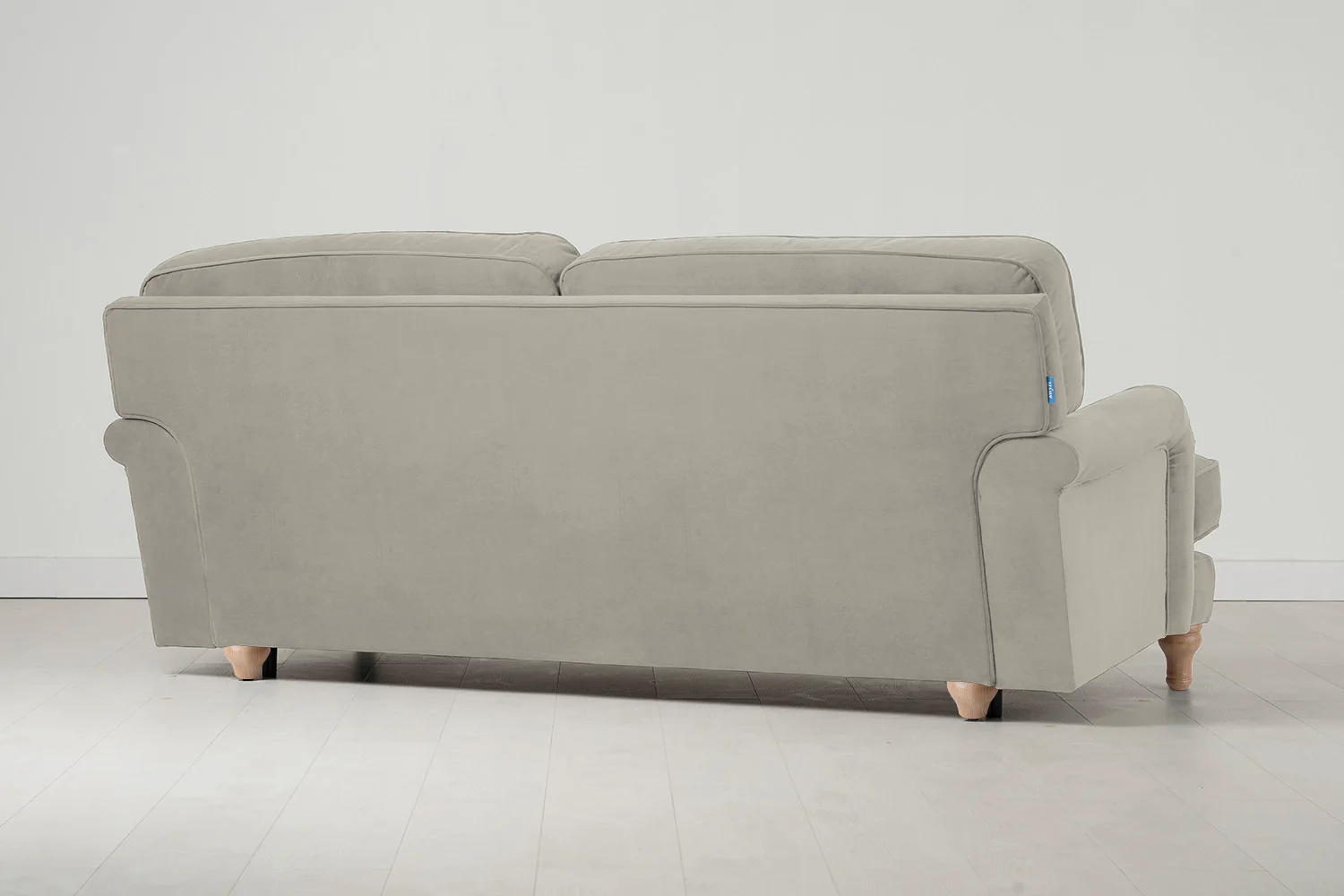 Model 15 3 Seater Sofa, Oak / Bone - Image 3