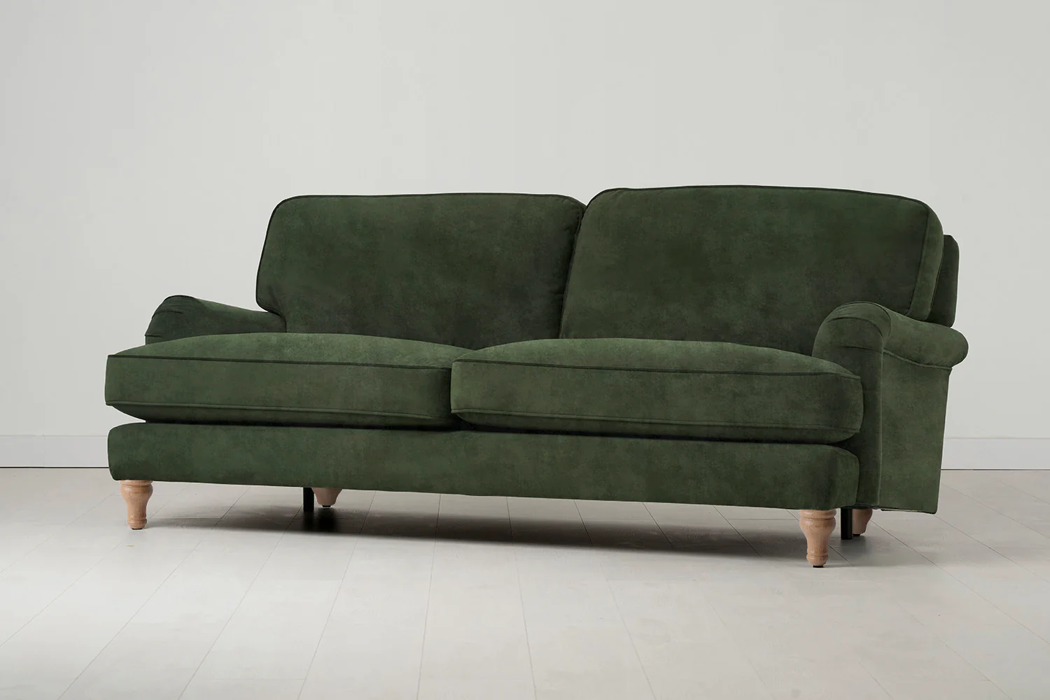 Model 15 3 Seater Sofa, Oak / Conifer - Image 2