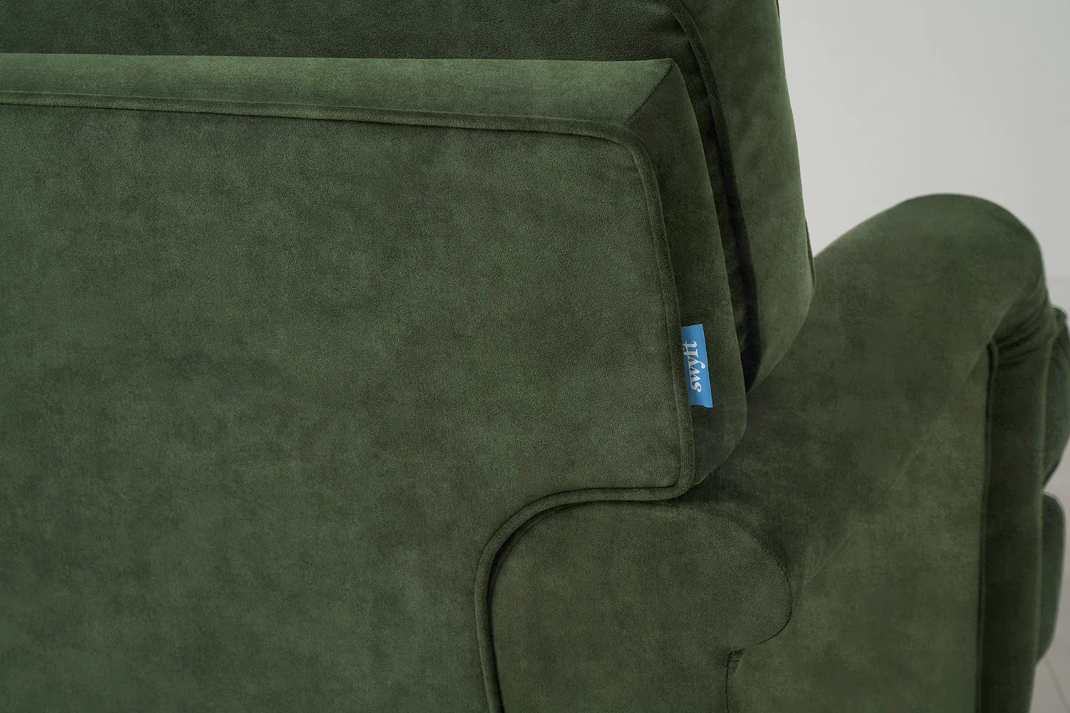 Model 15 3 Seater Sofa, Oak / Conifer - Image 4