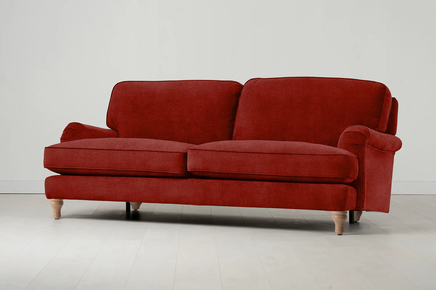 Model 15 3 Seater Sofa, Oak / Harissa - Image 2