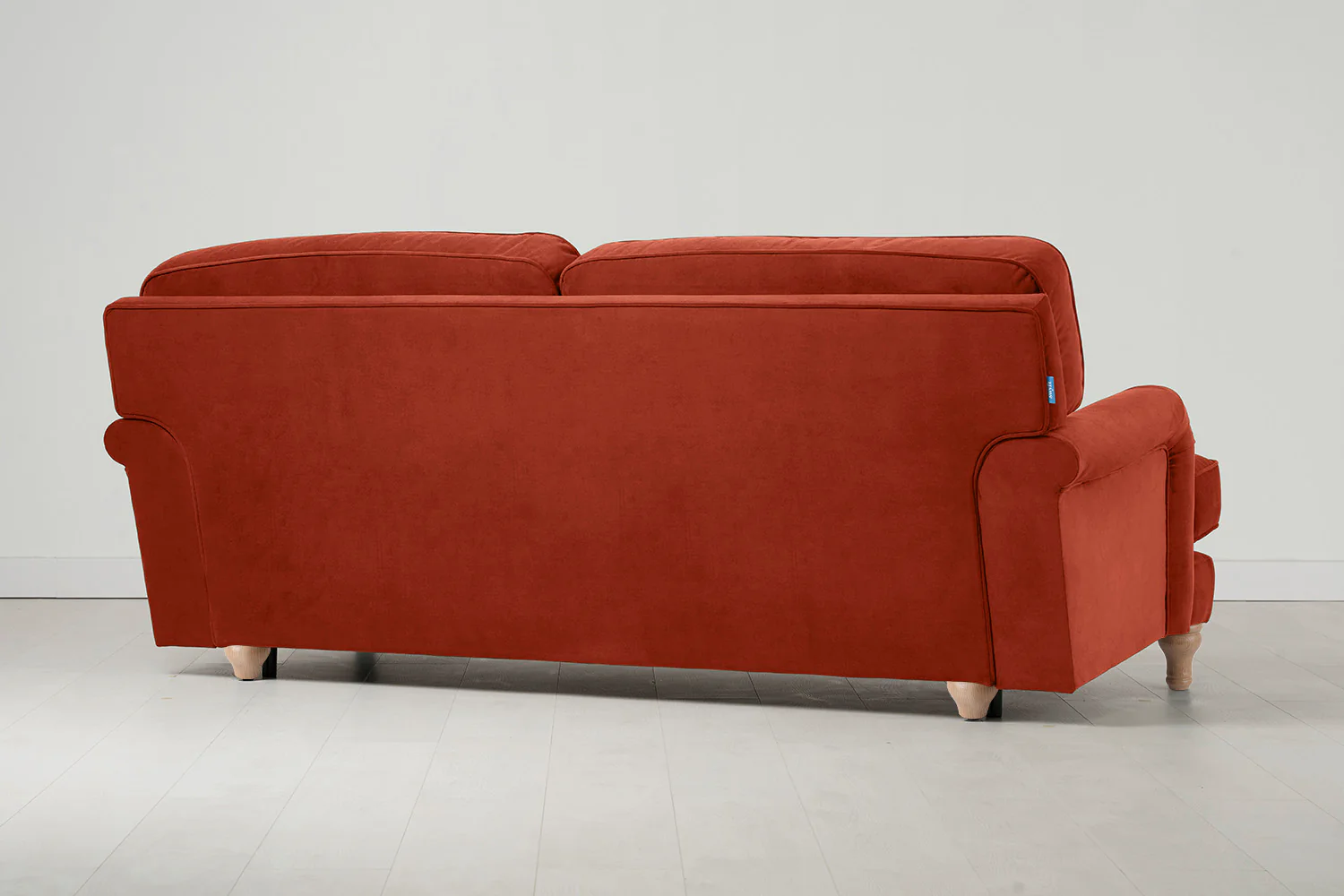 Model 15 3 Seater Sofa, Oak / Paprika - Image 3