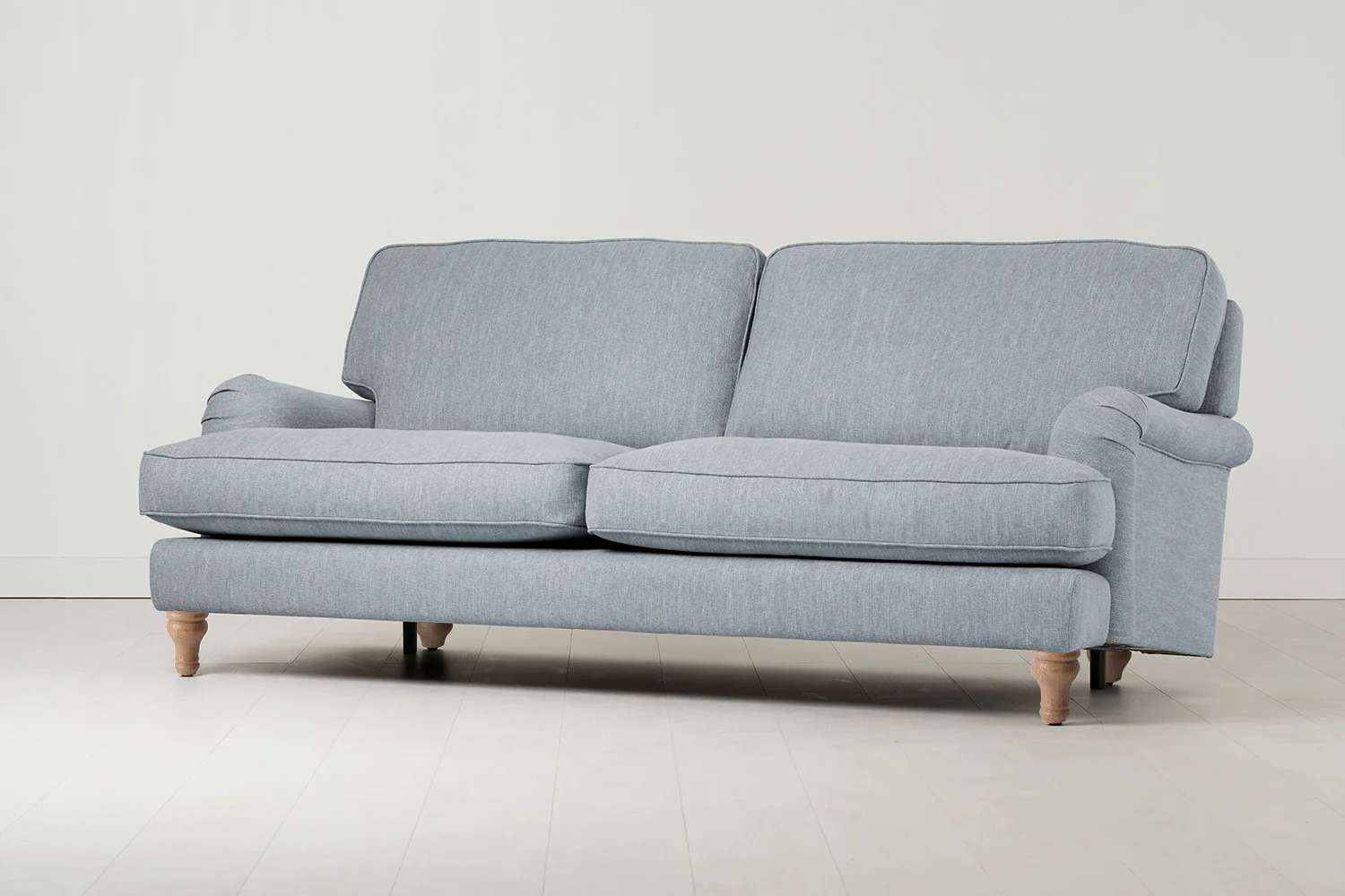 Model 15 3 Seater Sofa, Oak / Seaglass - Image 2