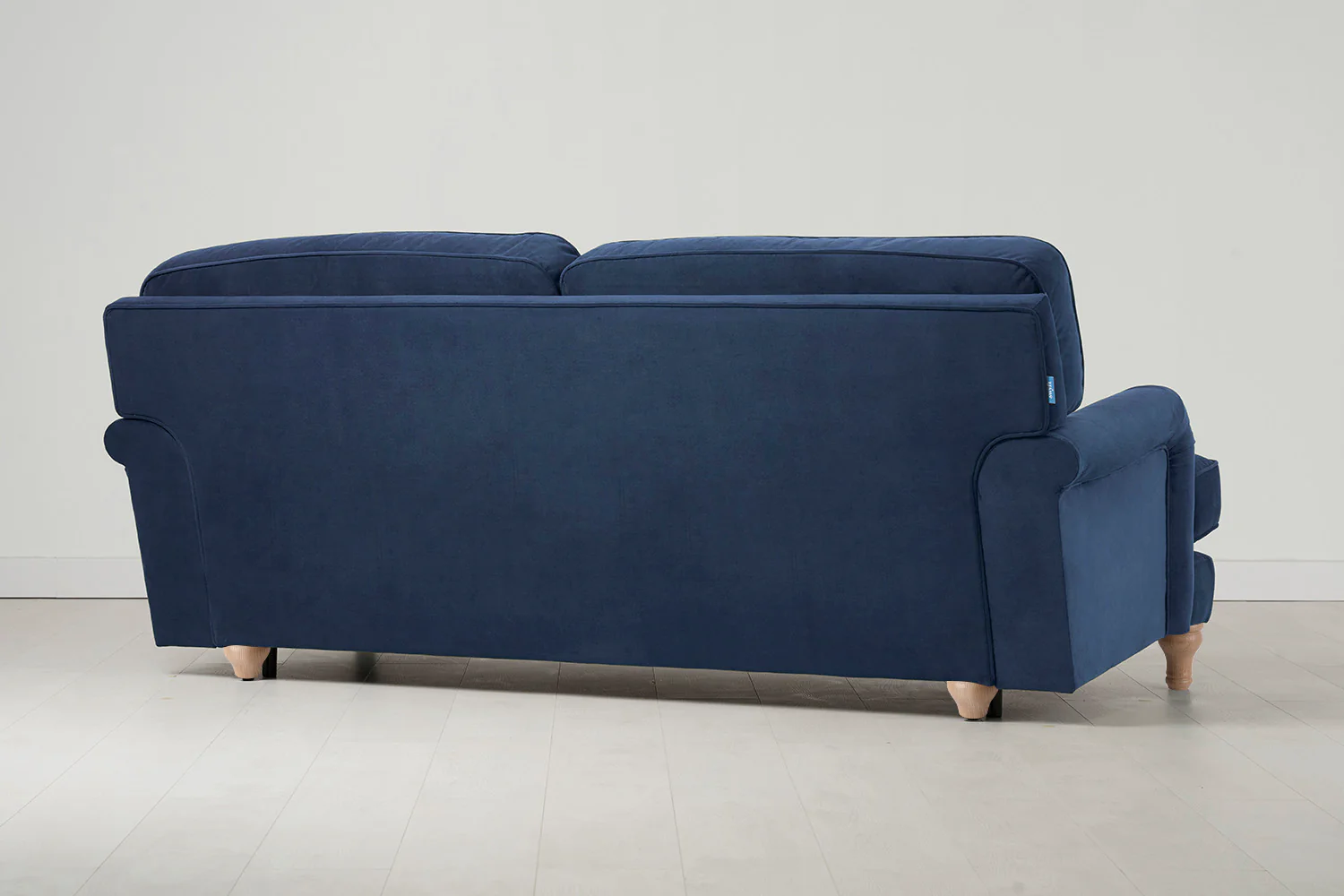 Model 15 3 Seater Sofa, Oak / Teal - Image 5