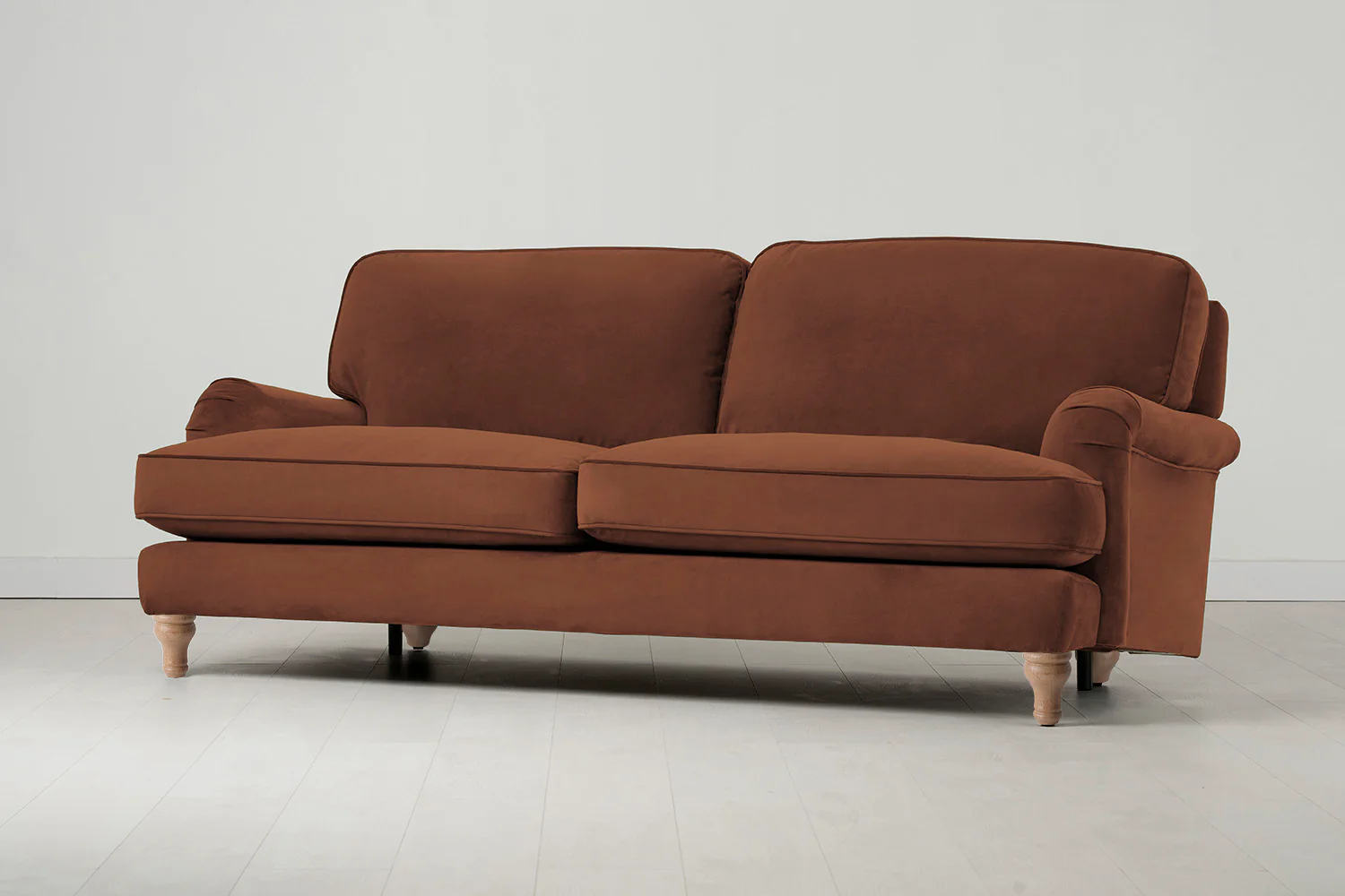 Model 15 3 Seater Sofa, Oak / Umber - Image 2