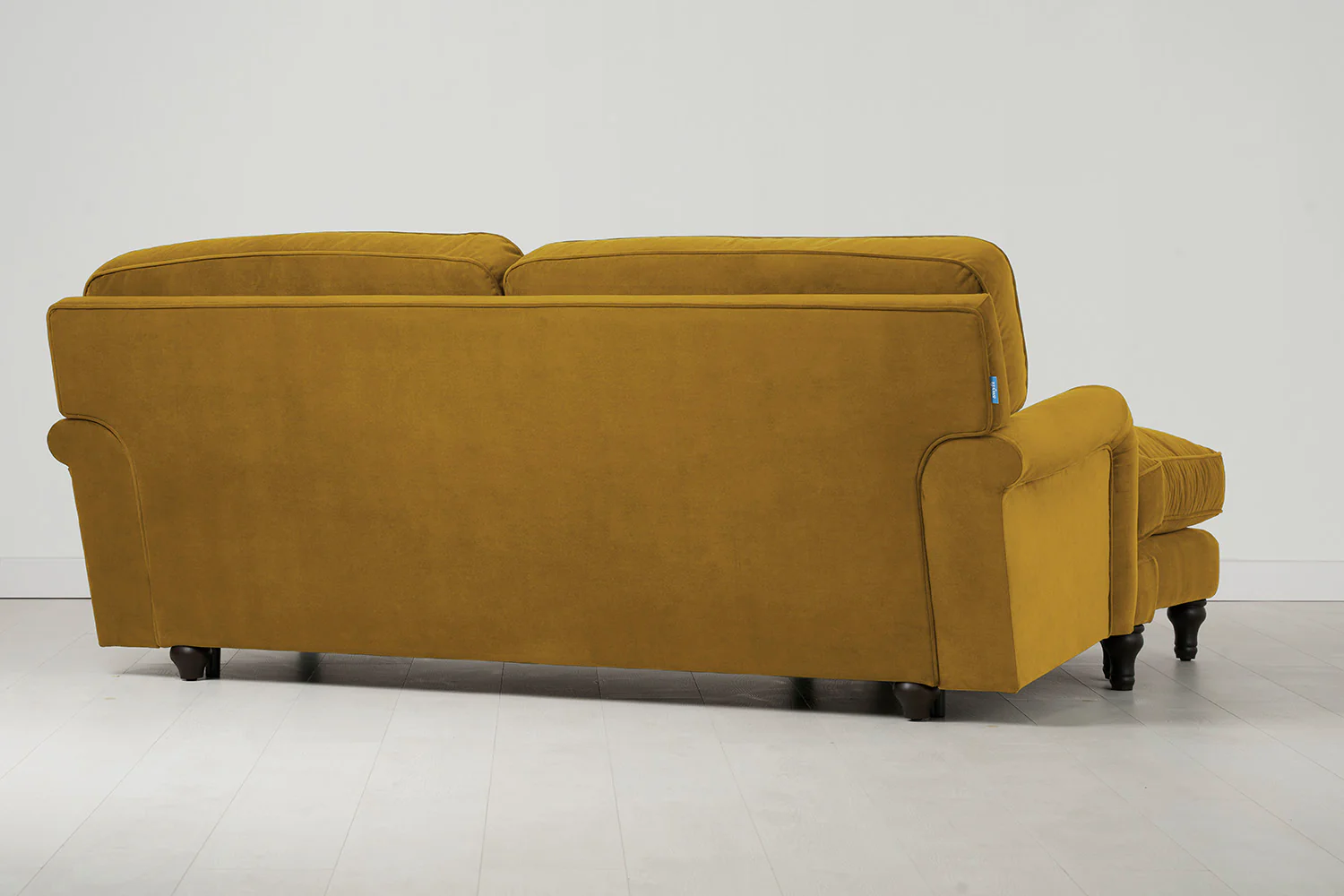 Model 15 3 Seater Sofa with Ottoman, Mustard - Image 3