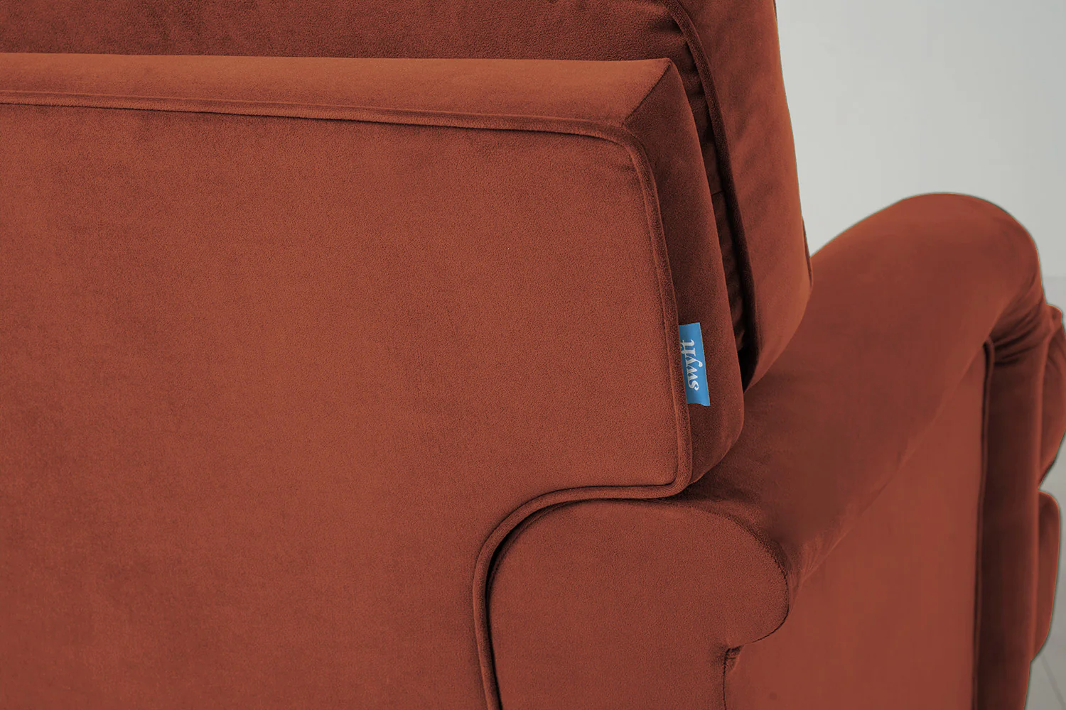 Model 15 3 Seater Sofa with Ottoman, Oak / Brick - Image 8