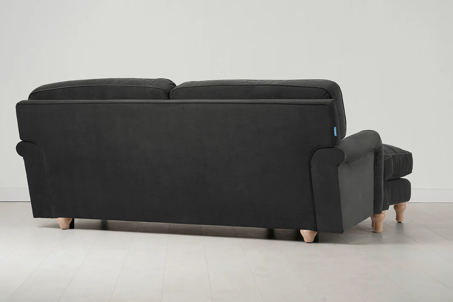 Model 15 3 Seater Sofa with Ottoman, Oak / Charcoal - Image 3