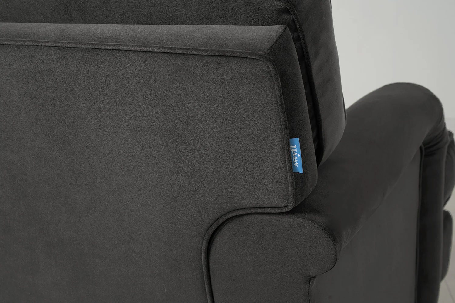 Model 15 3 Seater Sofa with Ottoman, Oak / Charcoal - Image 4