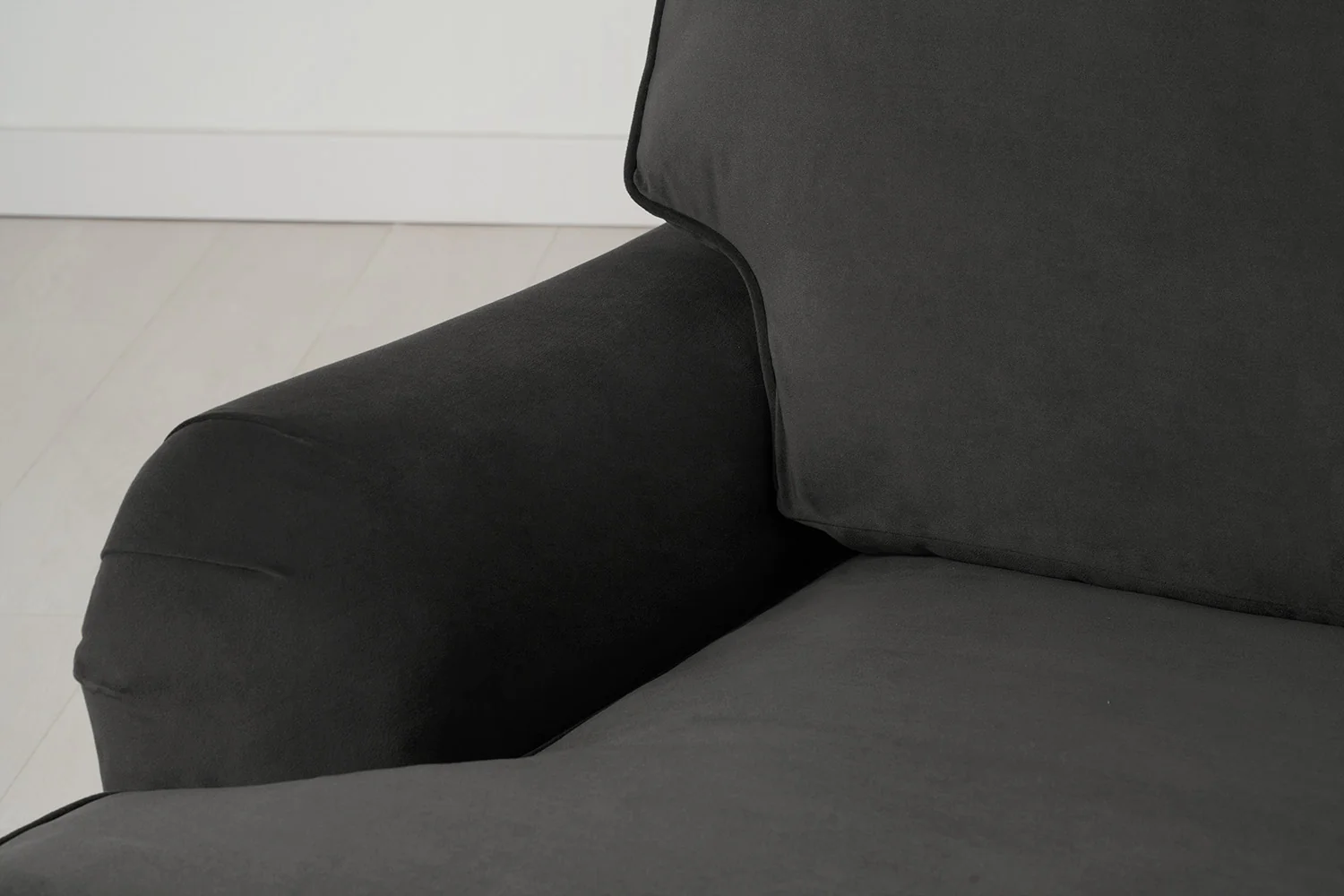 Model 15 3 Seater Sofa with Ottoman, Oak / Charcoal - Image 5