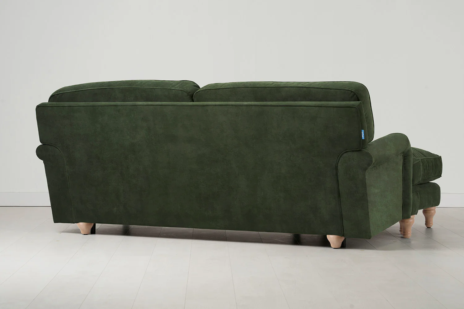 Model 15 3 Seater Sofa with Ottoman, Oak / Conifer - Image 3