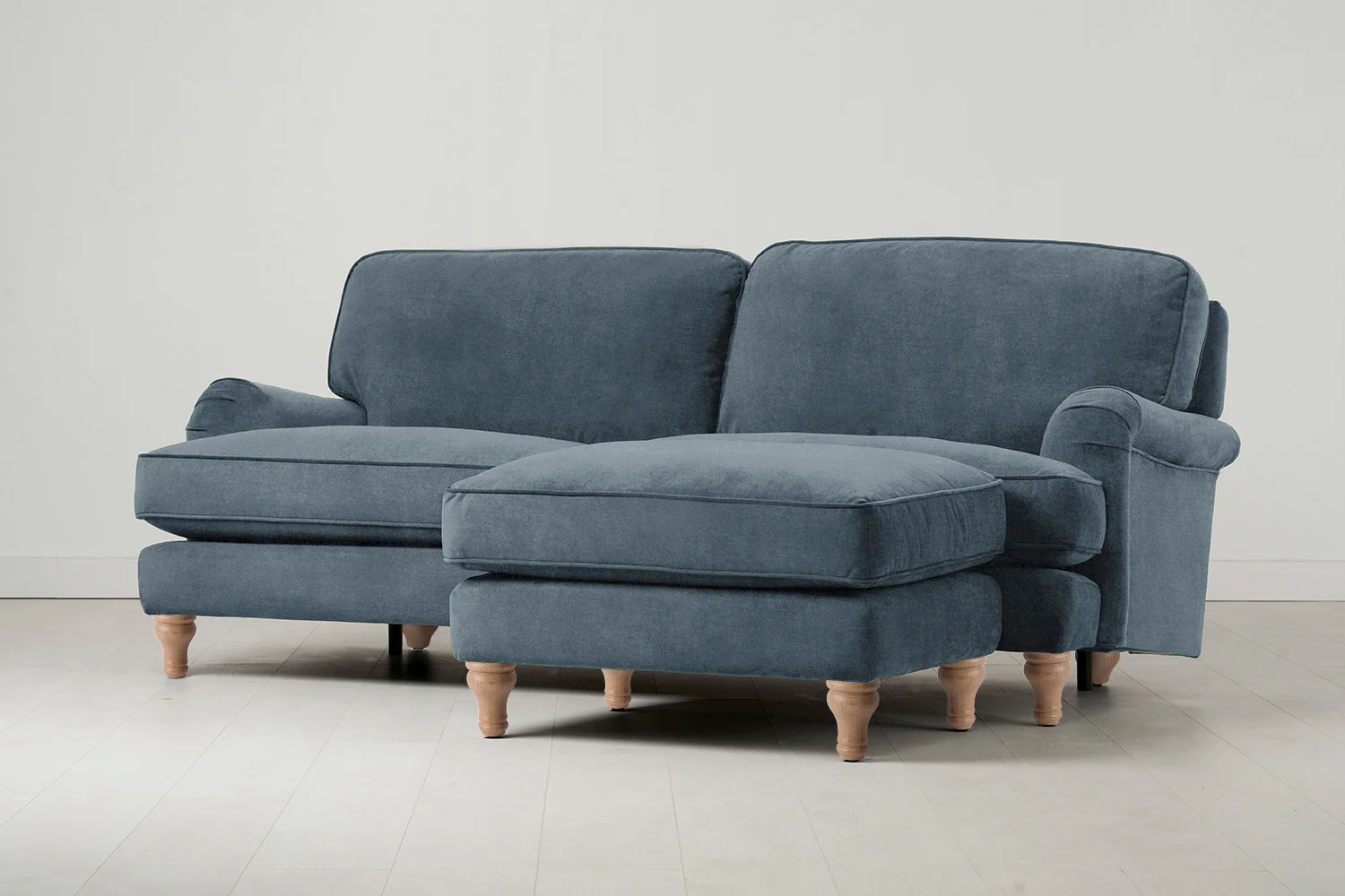 Model 15 3 Seater Sofa with Ottoman, Oak / Hydro - Image 2