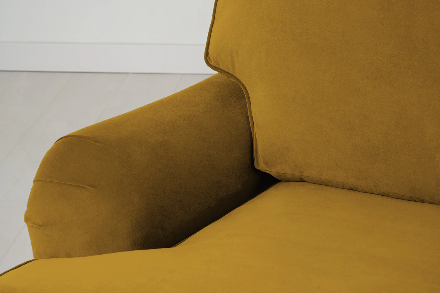 Model 15 3 Seater Sofa with Ottoman, Mustard - Image 6