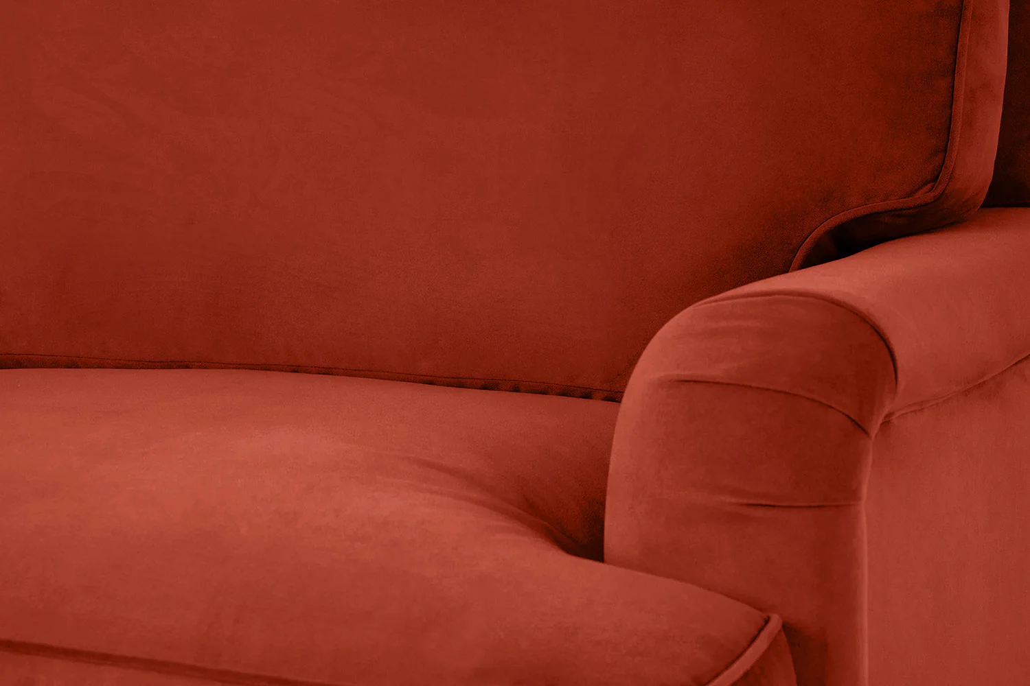 Model 15 3 Seater Sofa with Ottoman, Oak / Paprika - Image 6