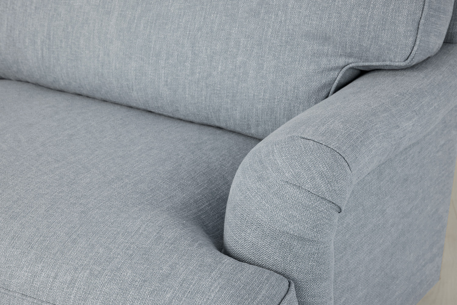 Model 15 3 Seater Sofa with Ottoman, Oak / Seaglass - Image 6