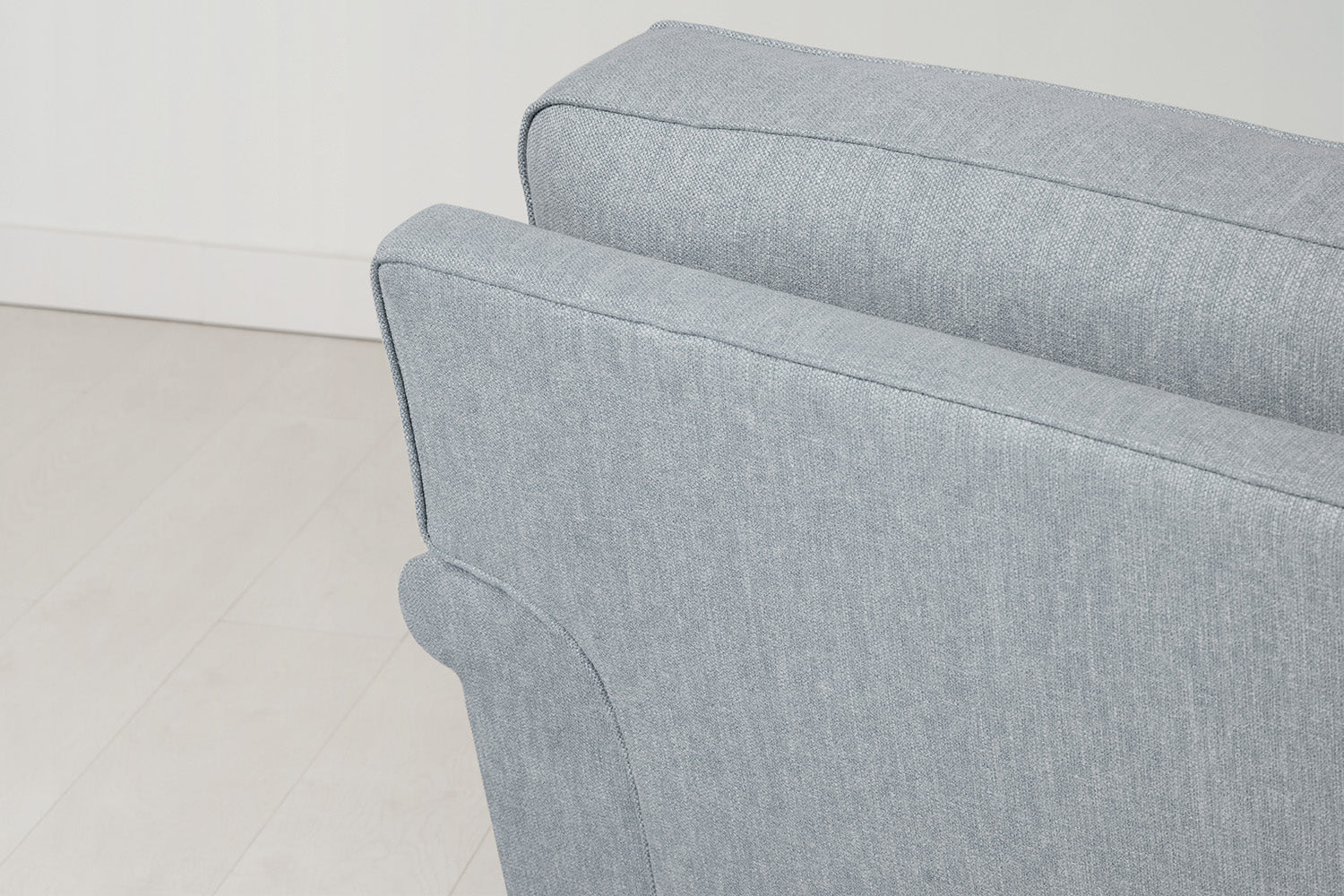 Model 15 3 Seater Sofa with Ottoman, Oak / Seaglass - Image 8