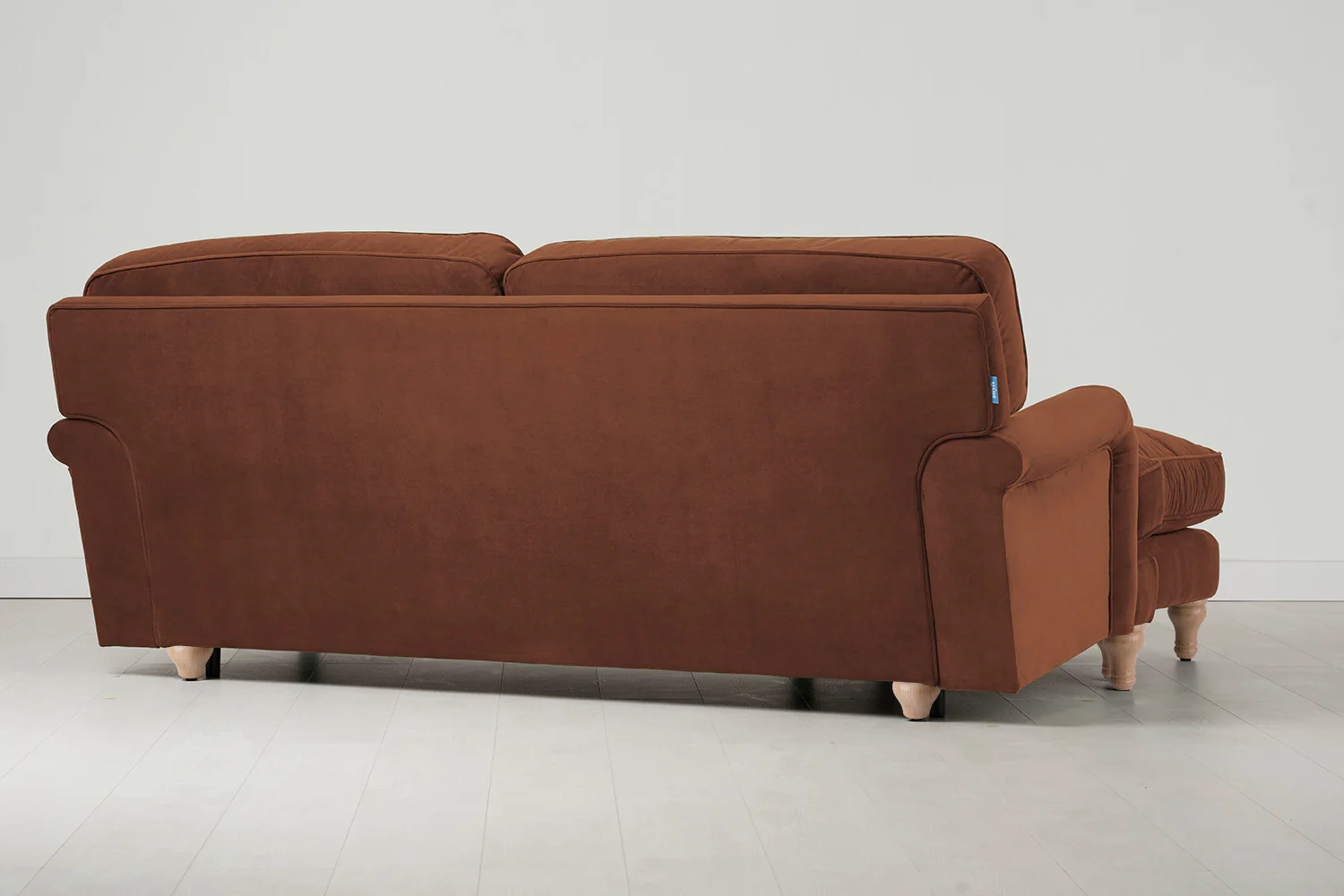 Model 15 3 Seater Sofa with Ottoman, Oak / Umber - Image 3