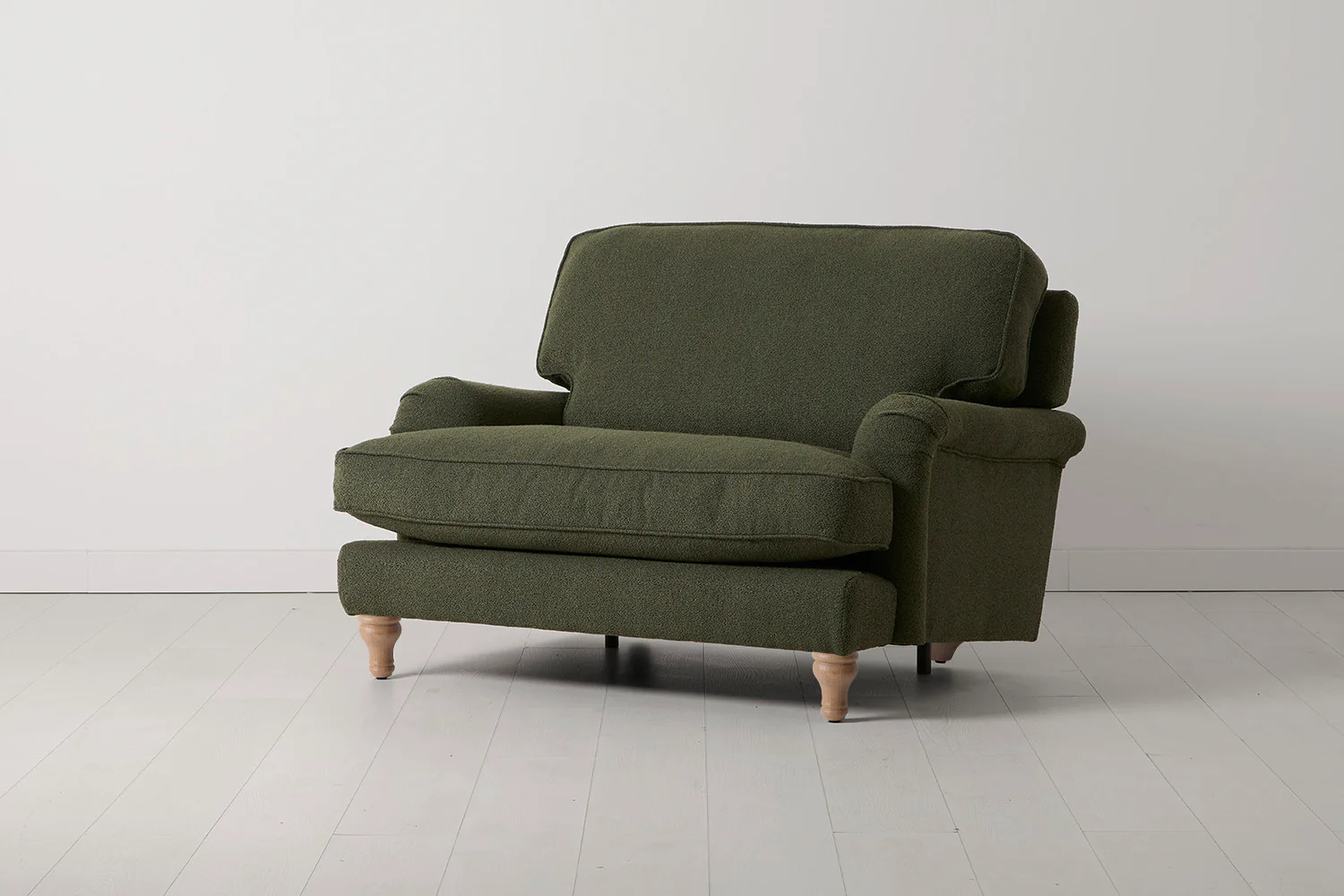 Model 15 Loveseat, Oak / Fern - Image 2