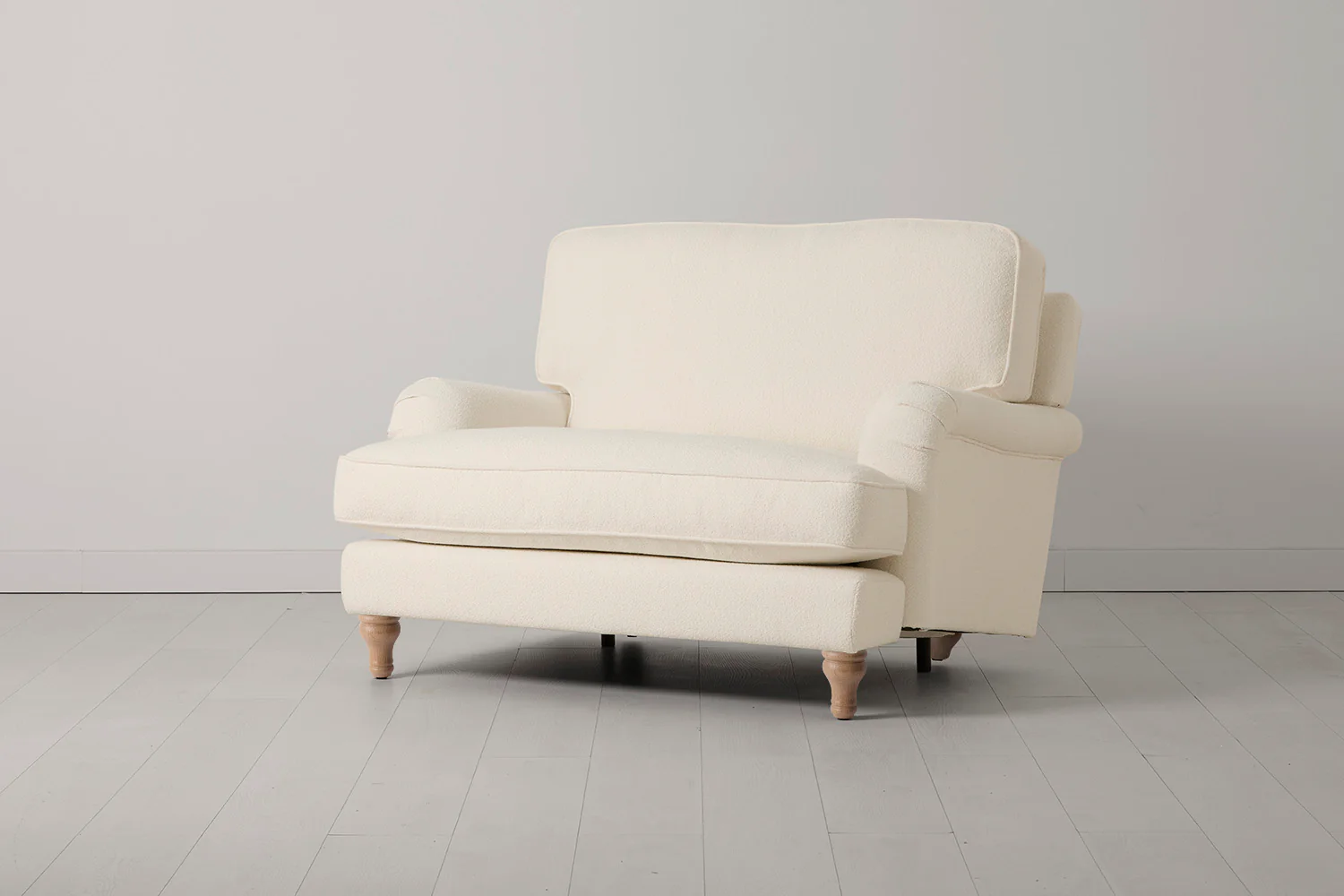 Model 15 Loveseat, Oak / Ivory - Image 2