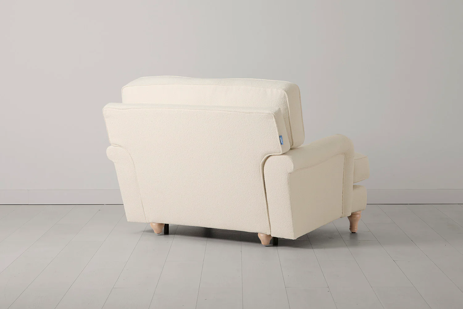 Model 15 Loveseat, Oak / Ivory - Image 3