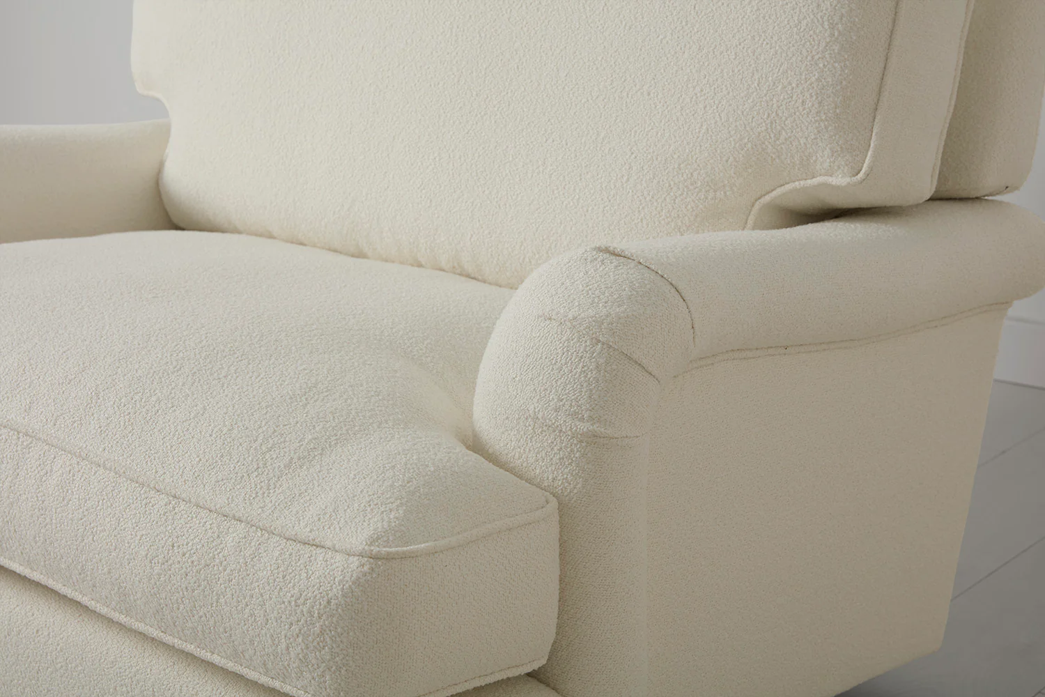 Model 15 Loveseat, Oak / Ivory - Image 7