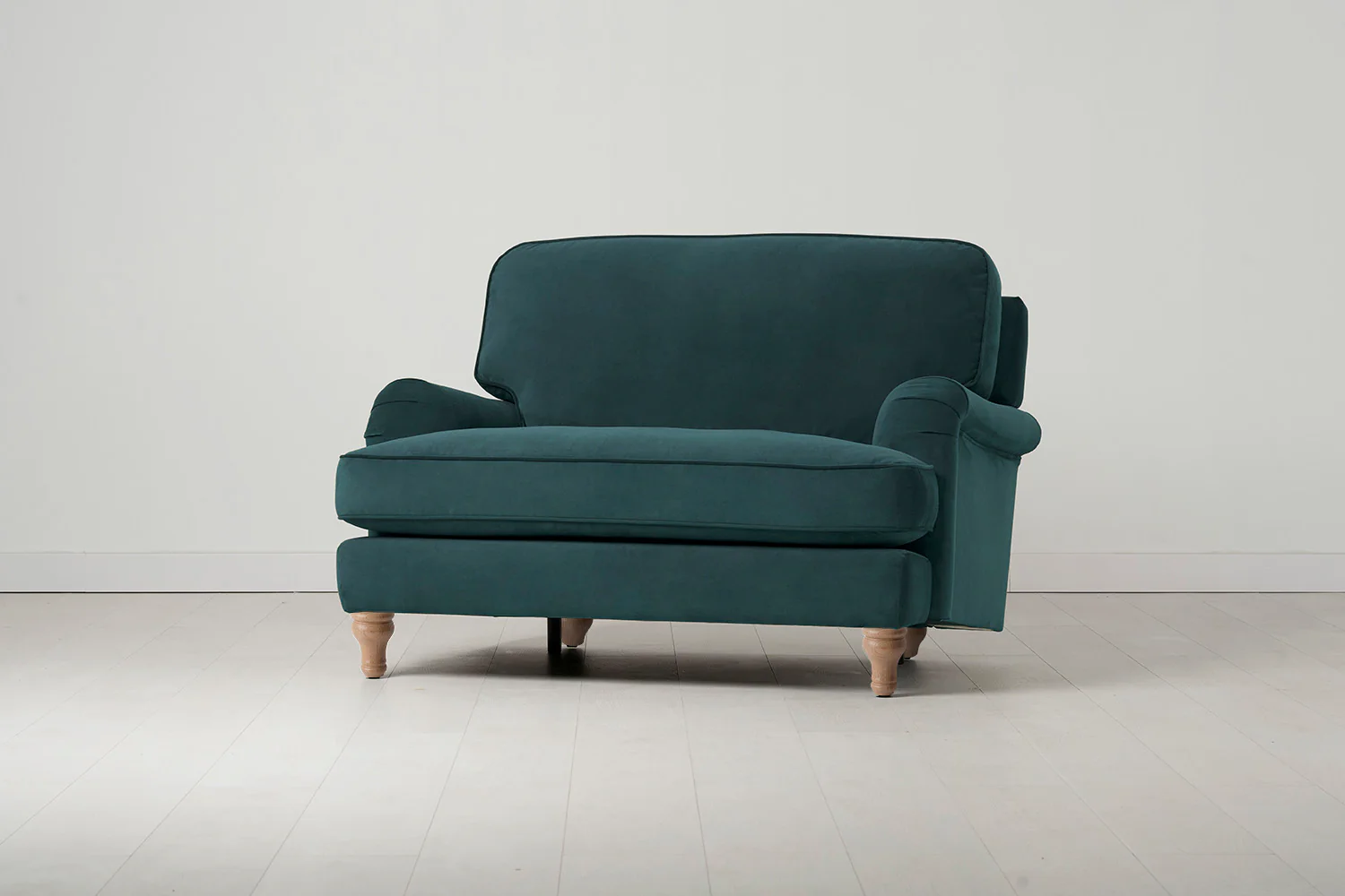 Model 15 Loveseat, Oak / Kingfisher - Image 2
