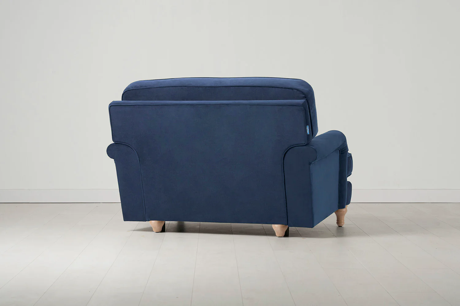 Model 15 Loveseat, Oak / Teal - Image 3