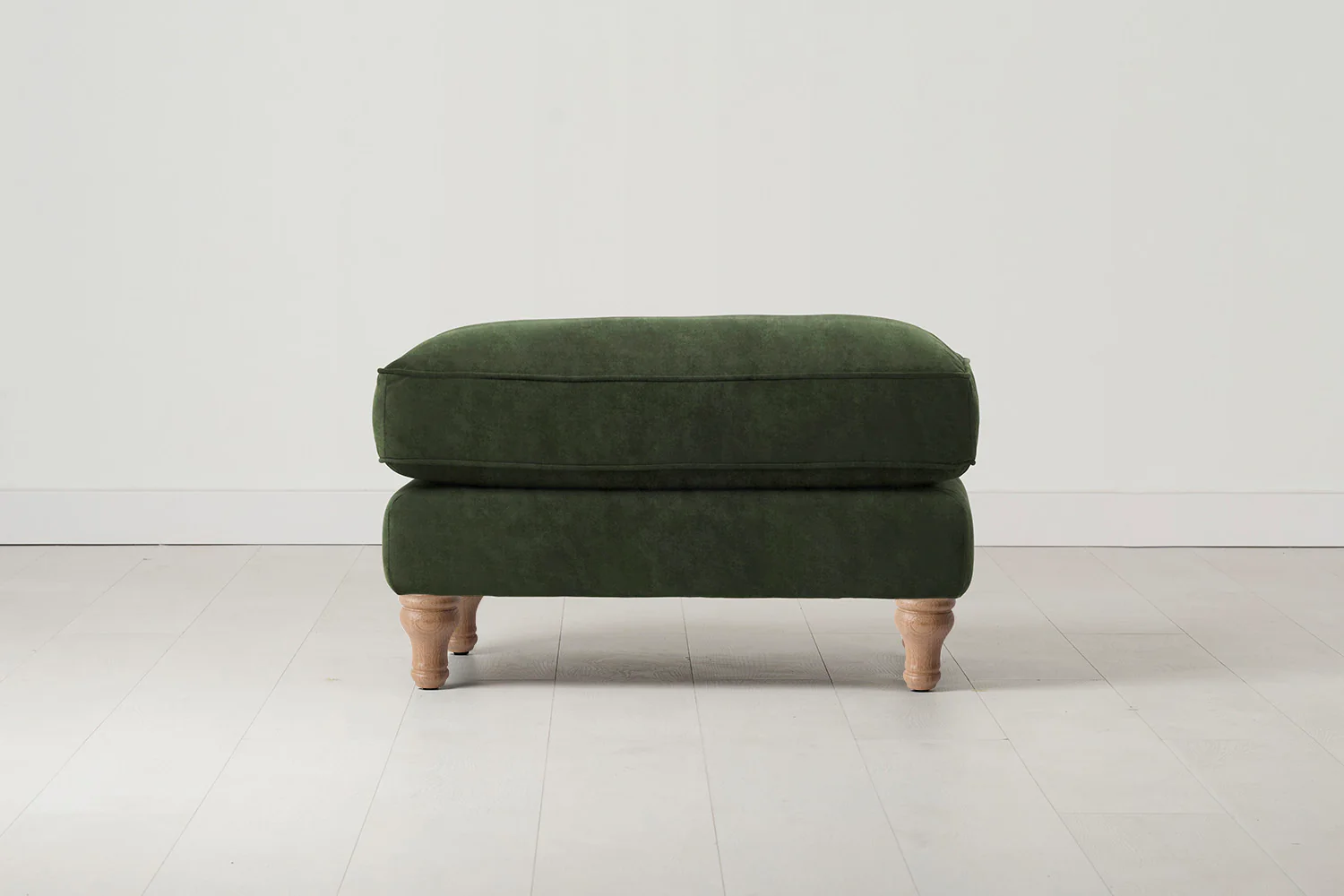 Model 15 Ottoman, Oak / Conifer