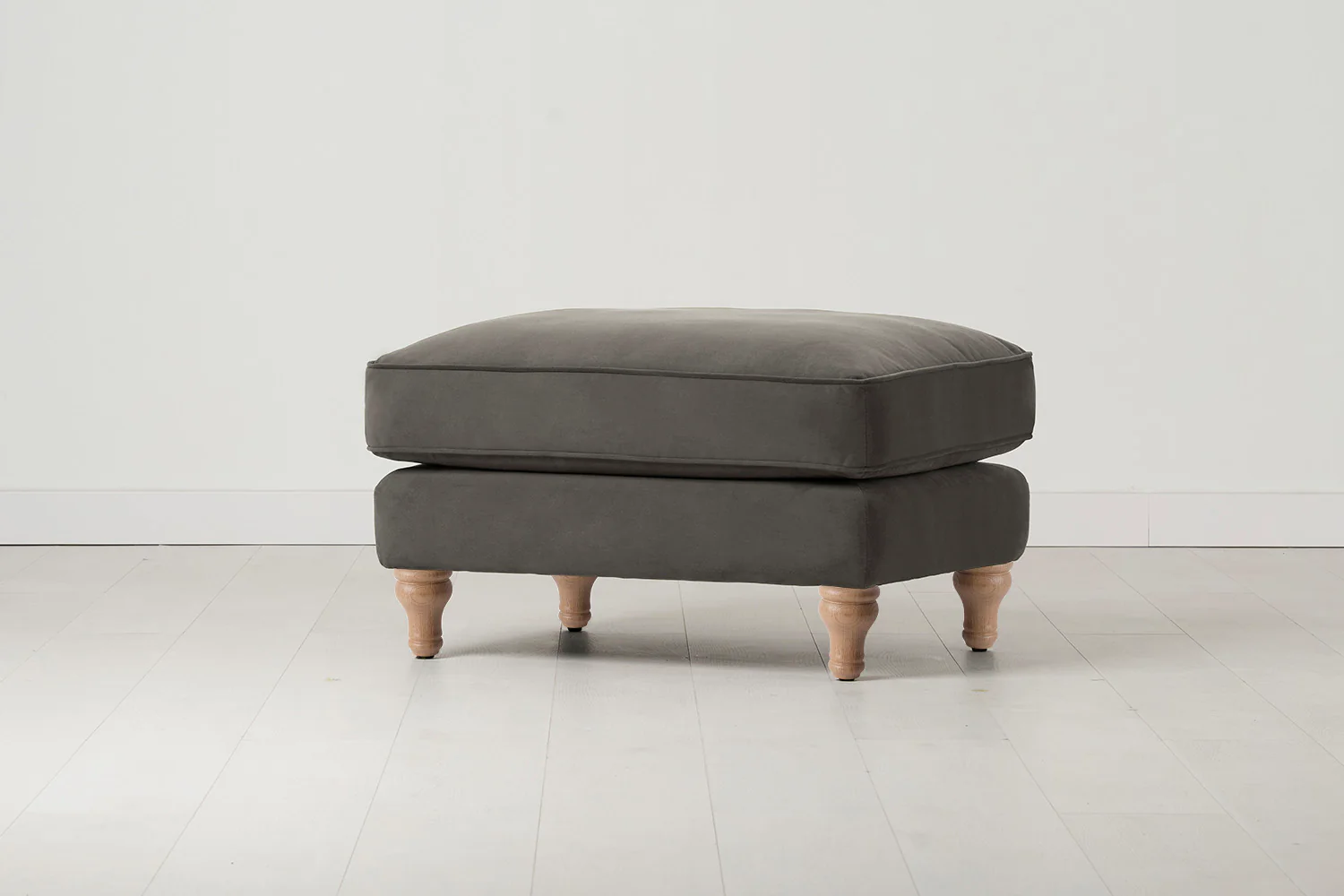 Model 15 Ottoman, Oak / Elephant - Image 3