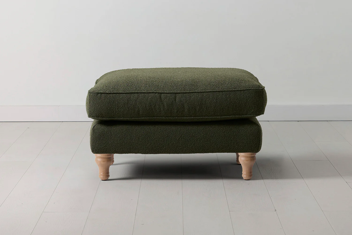 Model 15 Ottoman, Oak / Fern