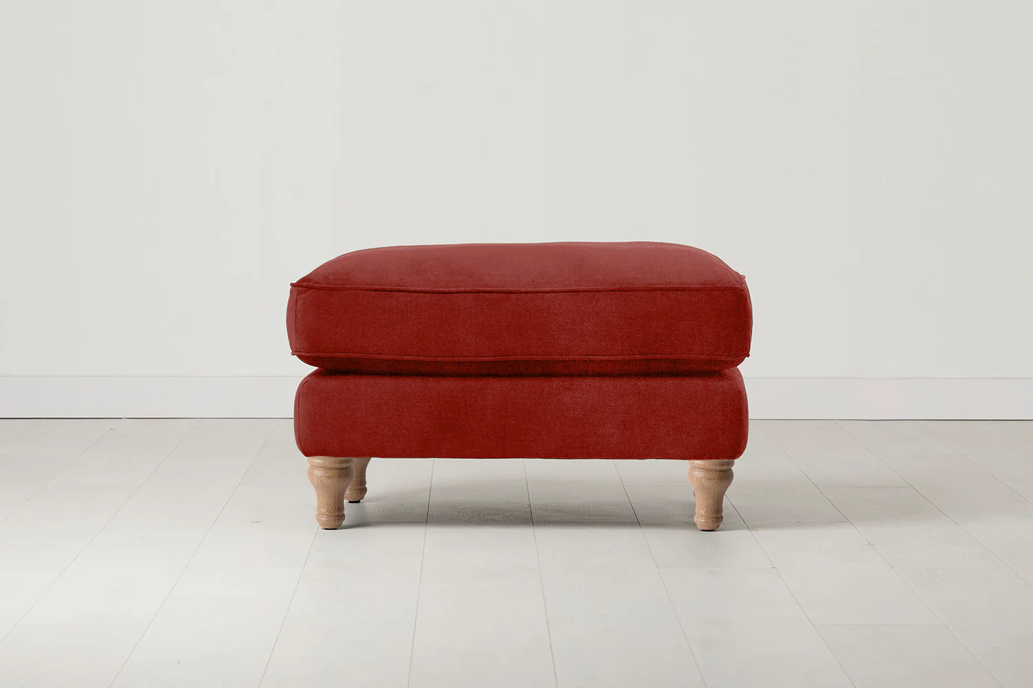 Model 15 Ottoman, Oak / Harissa