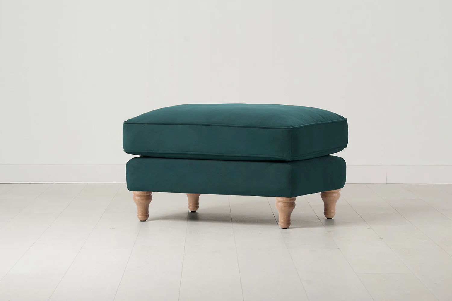 Model 15 Ottoman, Oak / Kingfisher - Image 3